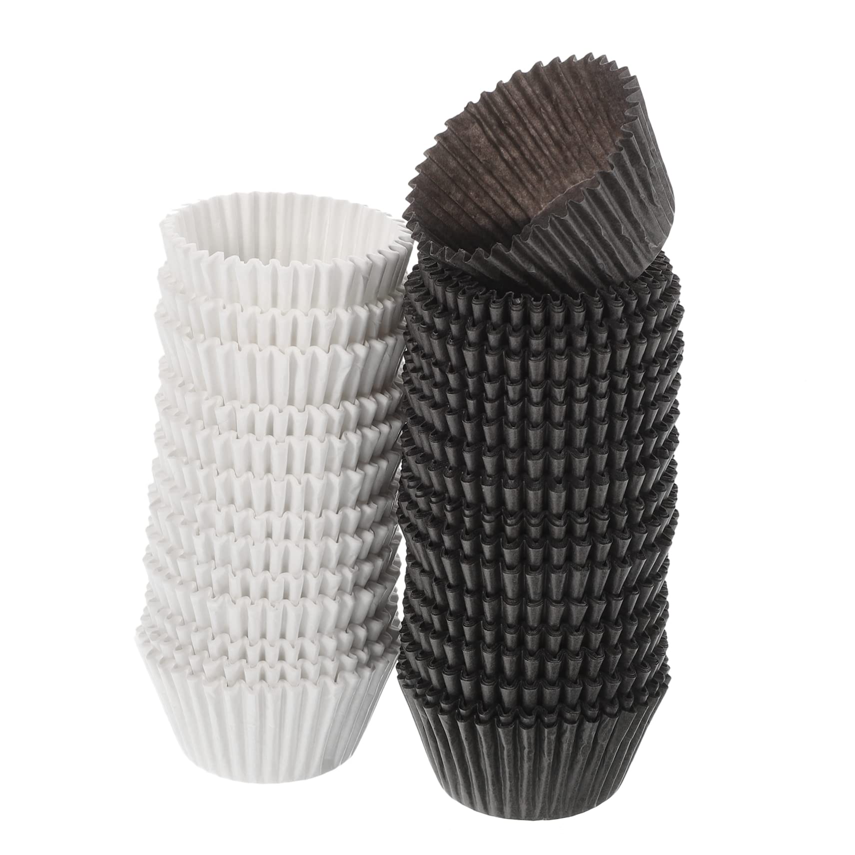 HEMOTON 1000 Piezas de Molde de Papel para Muffins y Vaso de Papel para Cupcakes Resistente Grasa para Fiestas de Graduación y Bodas