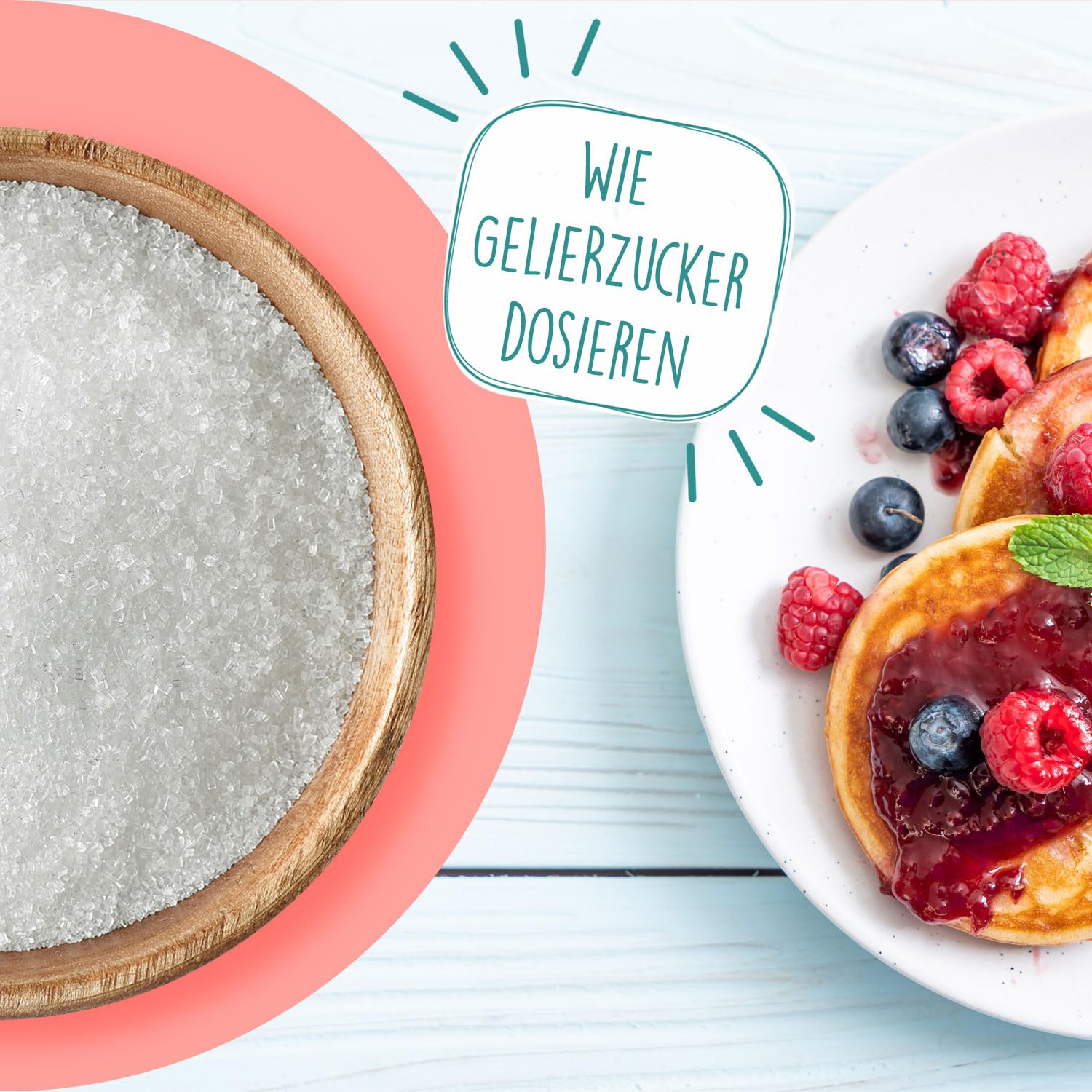 BORCHERS Gelier Schugga mit Xylit, Alternative zu Gelierzucker 3x 300g, auf Grundlage von Xylit, 2:1, kalorienreduziert, zuckerarm, Zuckerersatz, Süßungsmittel, Zuckeralternative