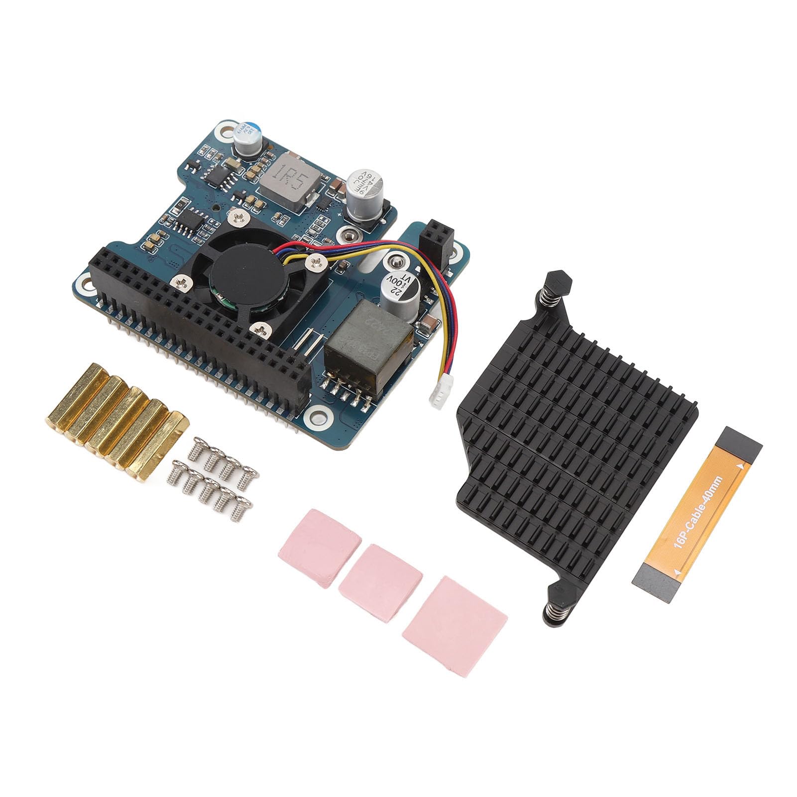 Adapter NVME PCIe na M.2 z PoE, dla RPi 5