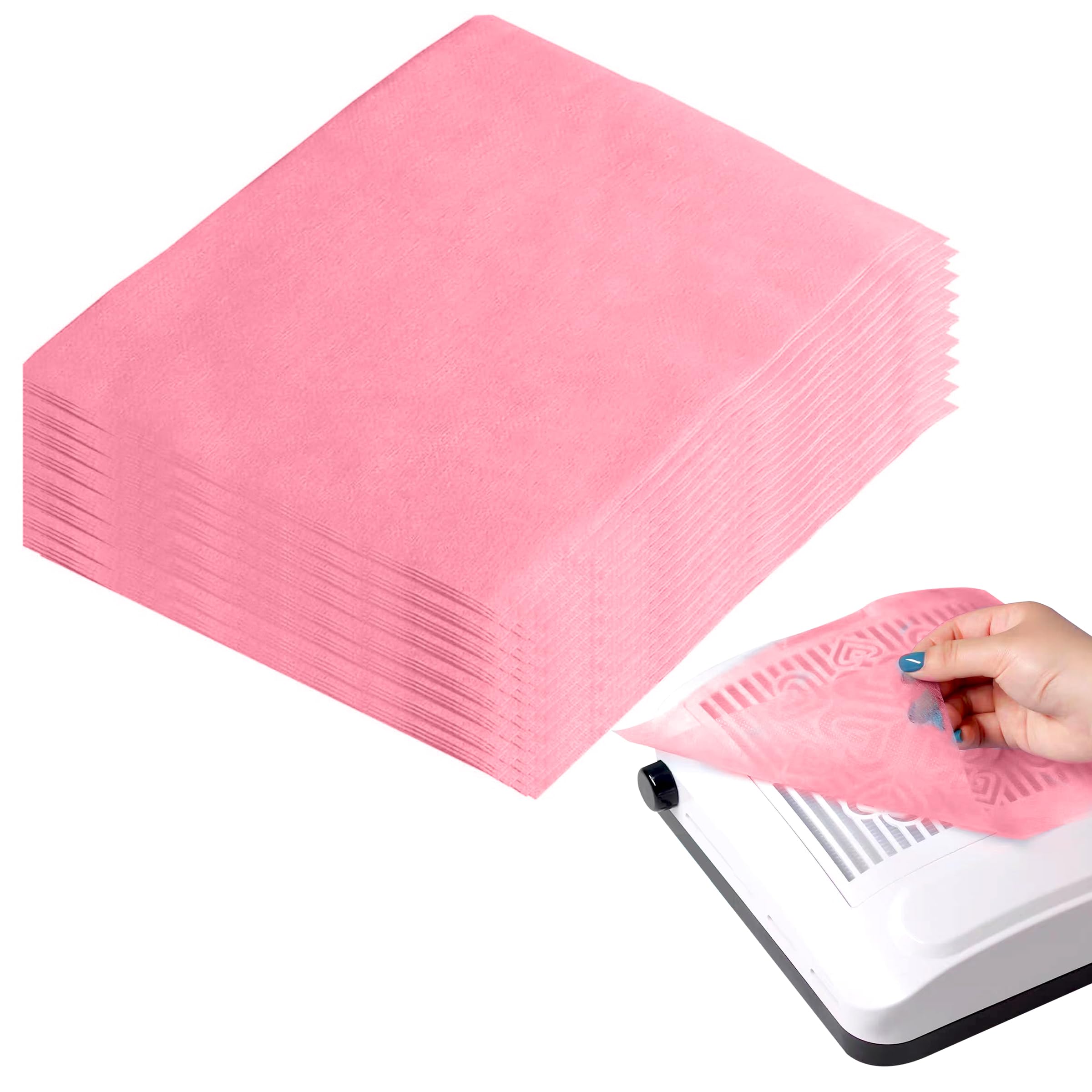 300 Sheets Nail Dust Collector Filter Paper: Disposable Dust Vacuum Filter For Most Nail Dust Fan Extractor Machine, Dust Cleaner Replacement Filter Paper Nail Tech Supplies Accessories For Home Salon