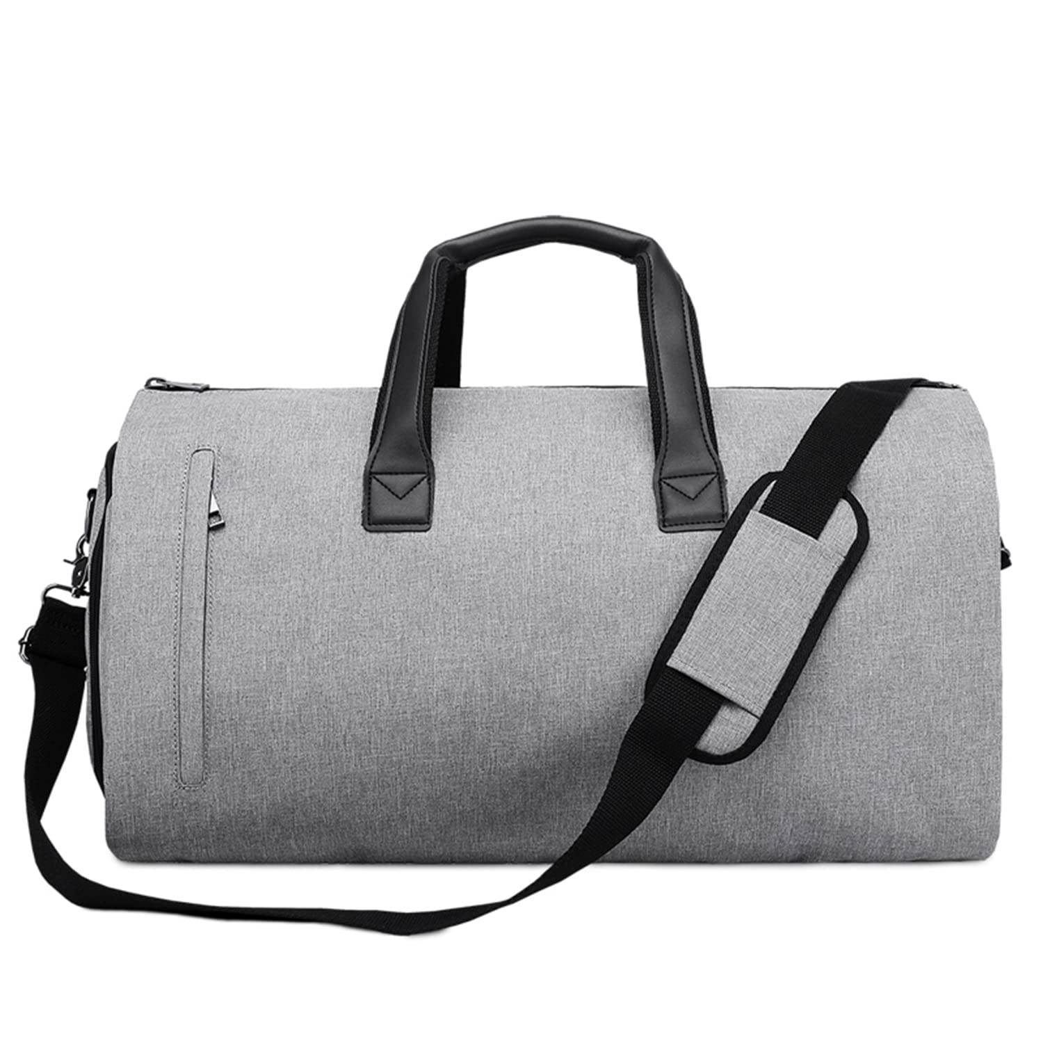 Bolsa de Lona para Traje 2 en 1 para Hombres/Mujer, Bolsa de Viaje Plegable de 55L con Bolsas de Zapatos Independientes para cumpleaños