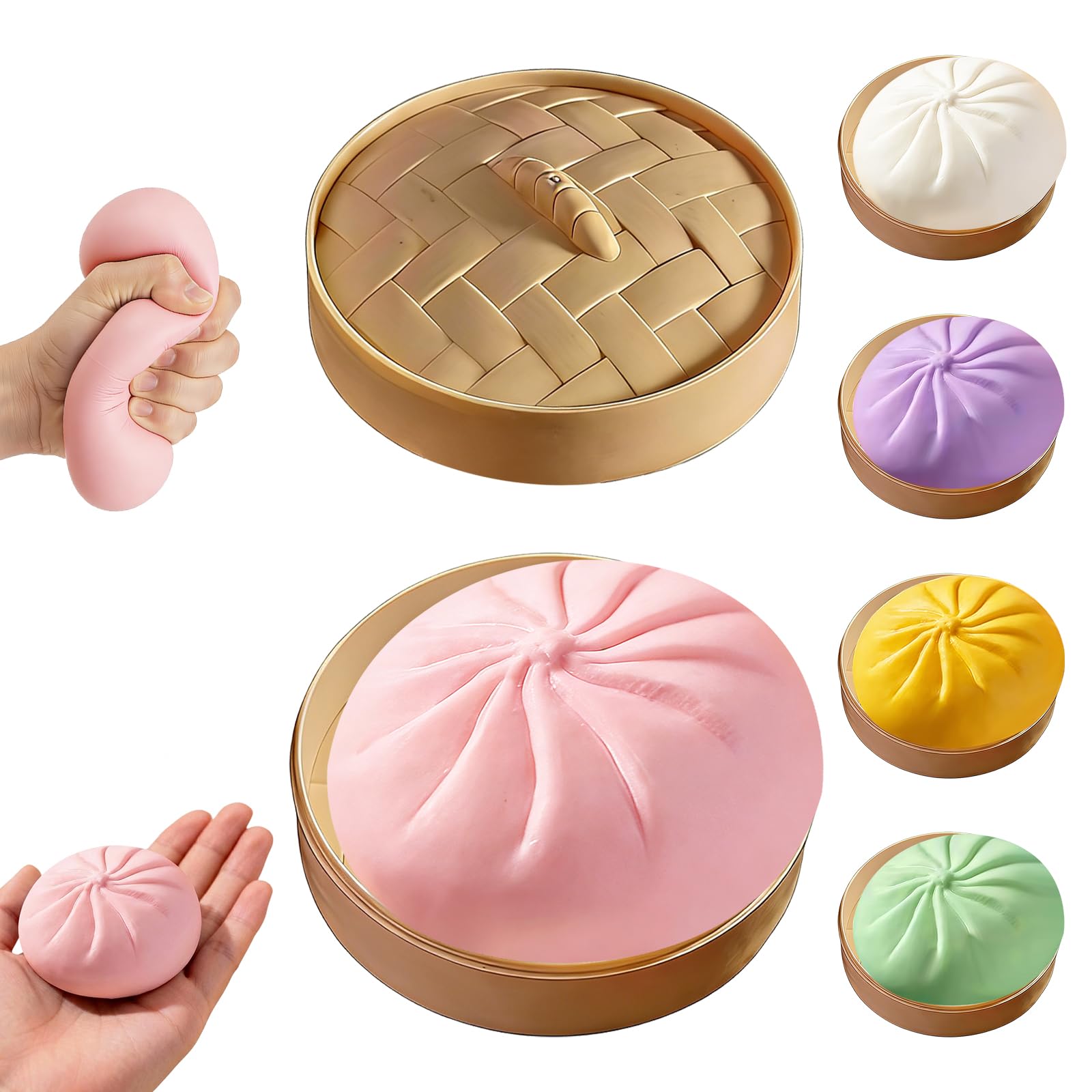 59% Off Dumpling Squishy Stress Relief Toy