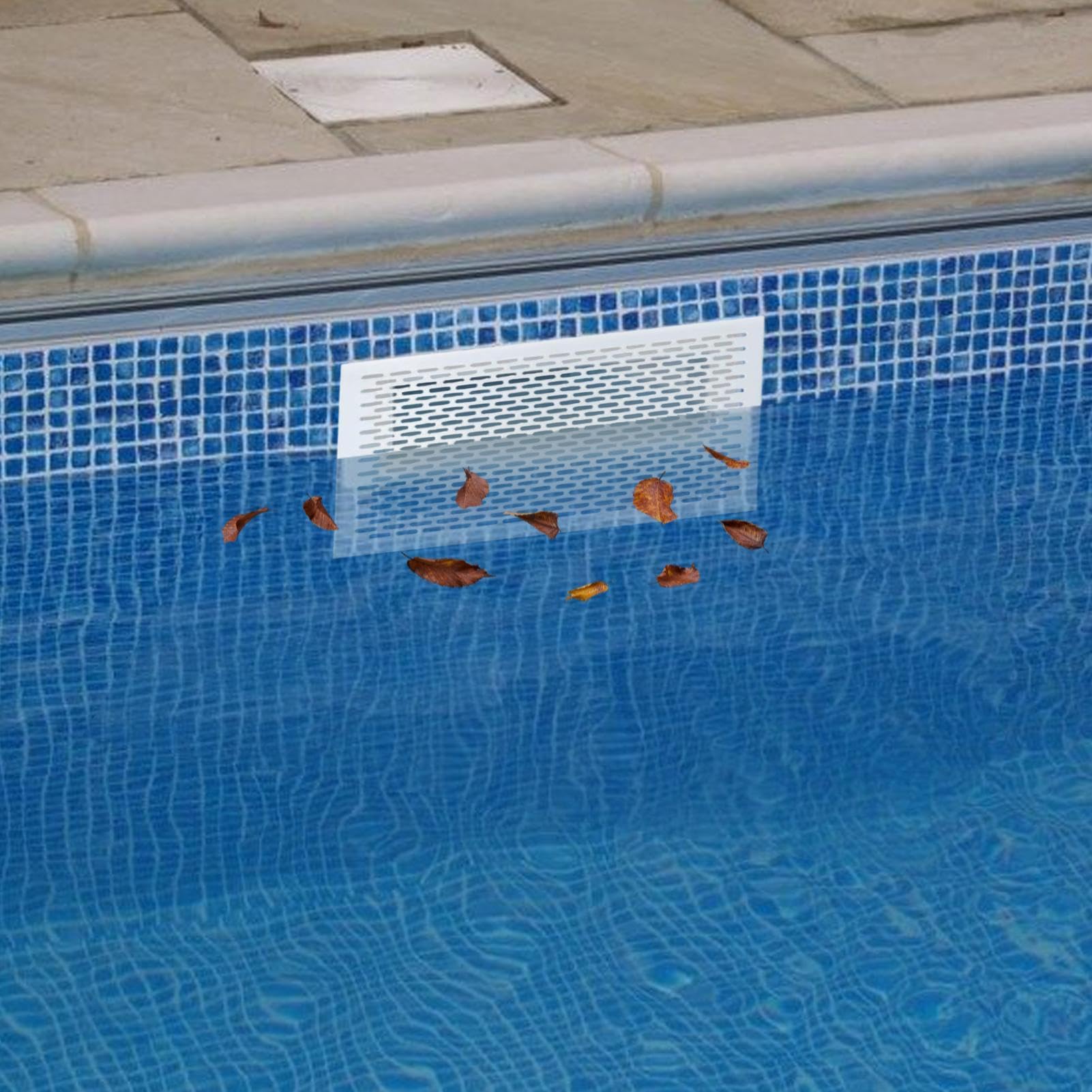 Copertura per skimmer per piscine, stagni, case e hotel, rimuove efficacemente foglie e detriti galleggianti