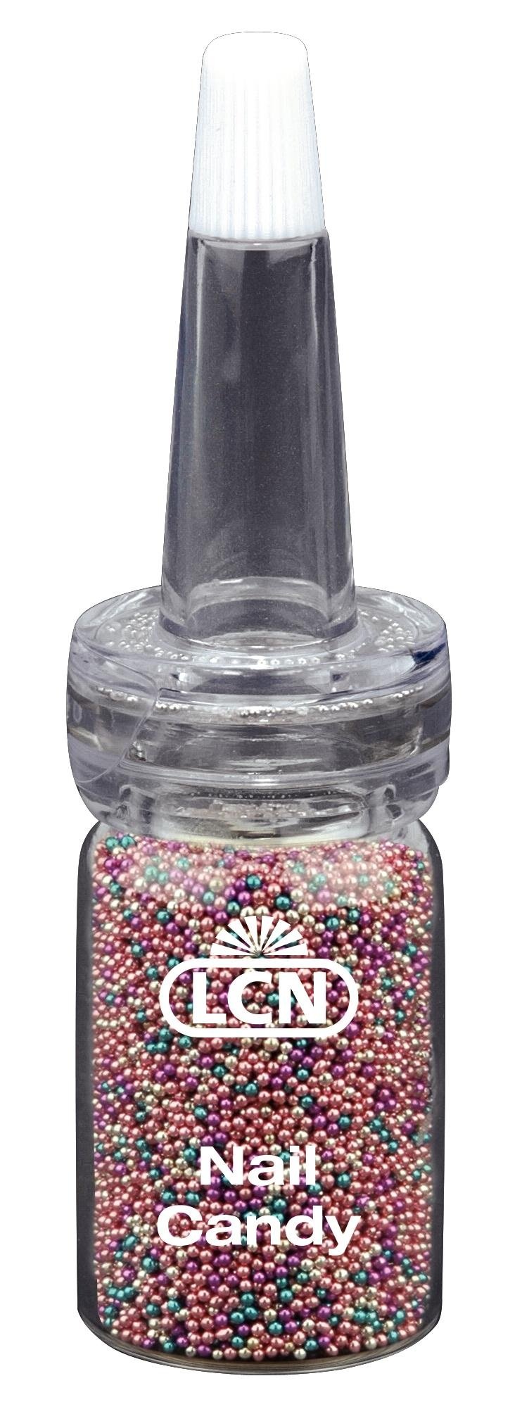 LCN Nail Candy Multi Colour 3 Micro Beads For Nail Designs 5ml