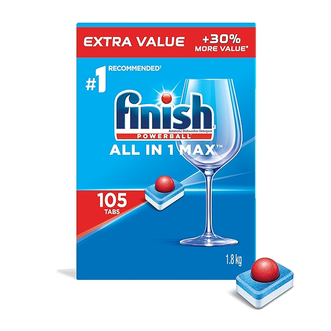 Finish全能洗碗机洗涤剂丸 105颗