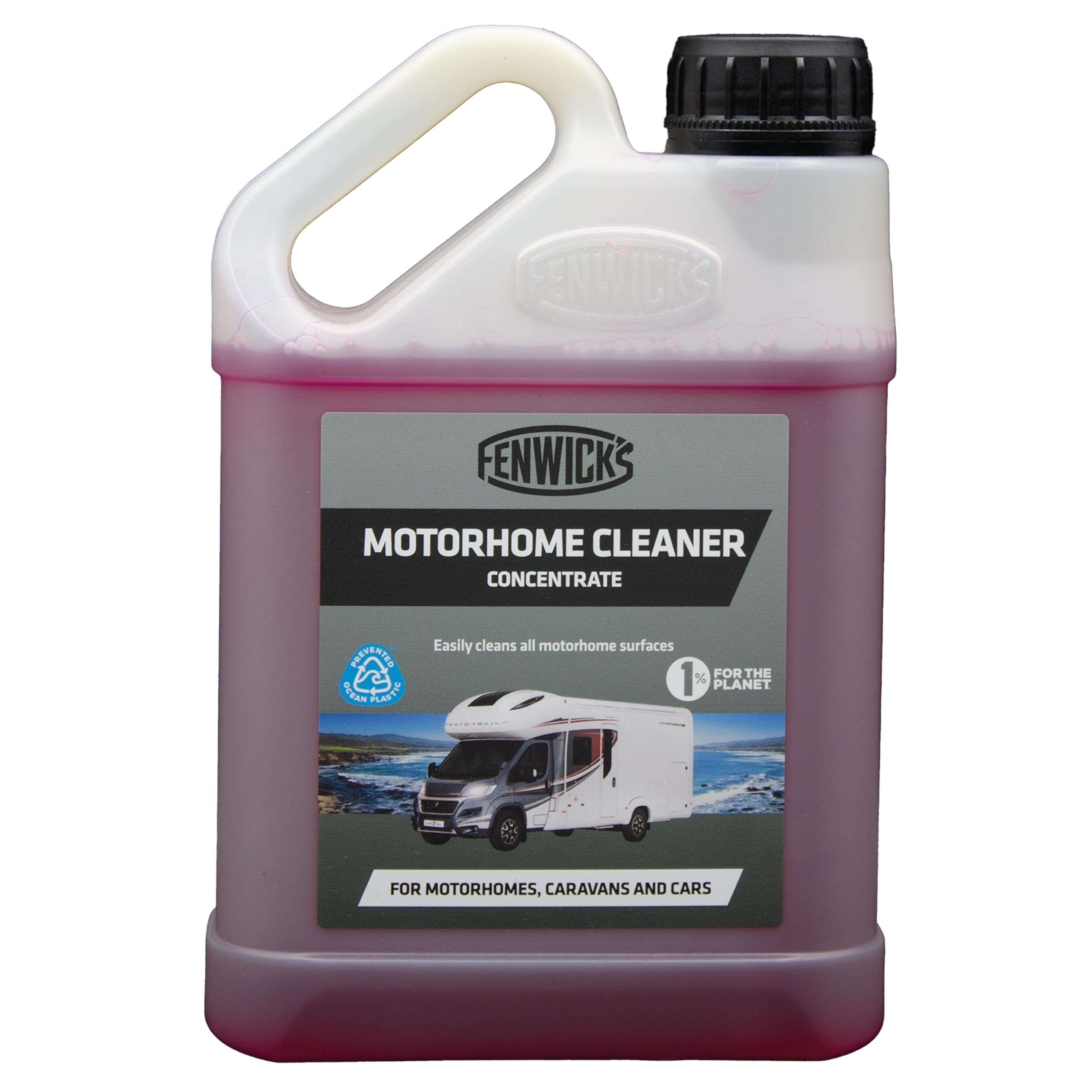 Motorhome Cleaner Concentrate 1 ltr - Safe on ALL Surfaces - Clean your motorhome upto 40 times, Purple