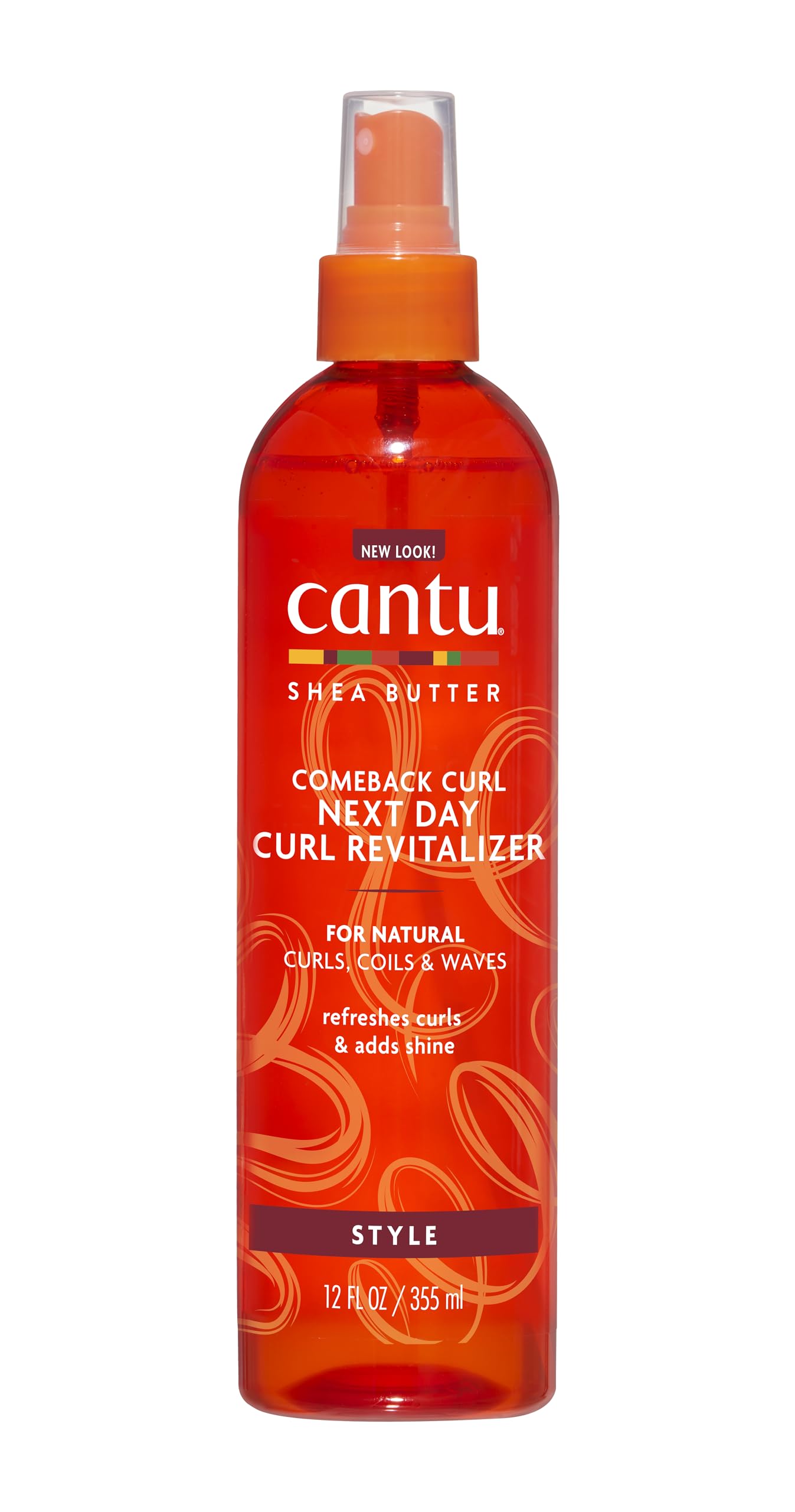 Cantu Shea Butter Sprühflasche Next Day Revitalisierungsspray - für natürliche Sprungkraft, 355 ml