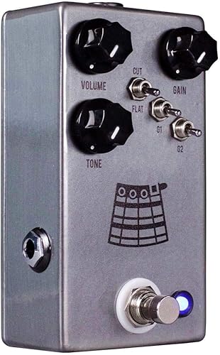 Miniatura 9 de JHS The Kilt V2 Overdrive y Fuzz Pedal de efectos de guitarra y pedal remoto rojo