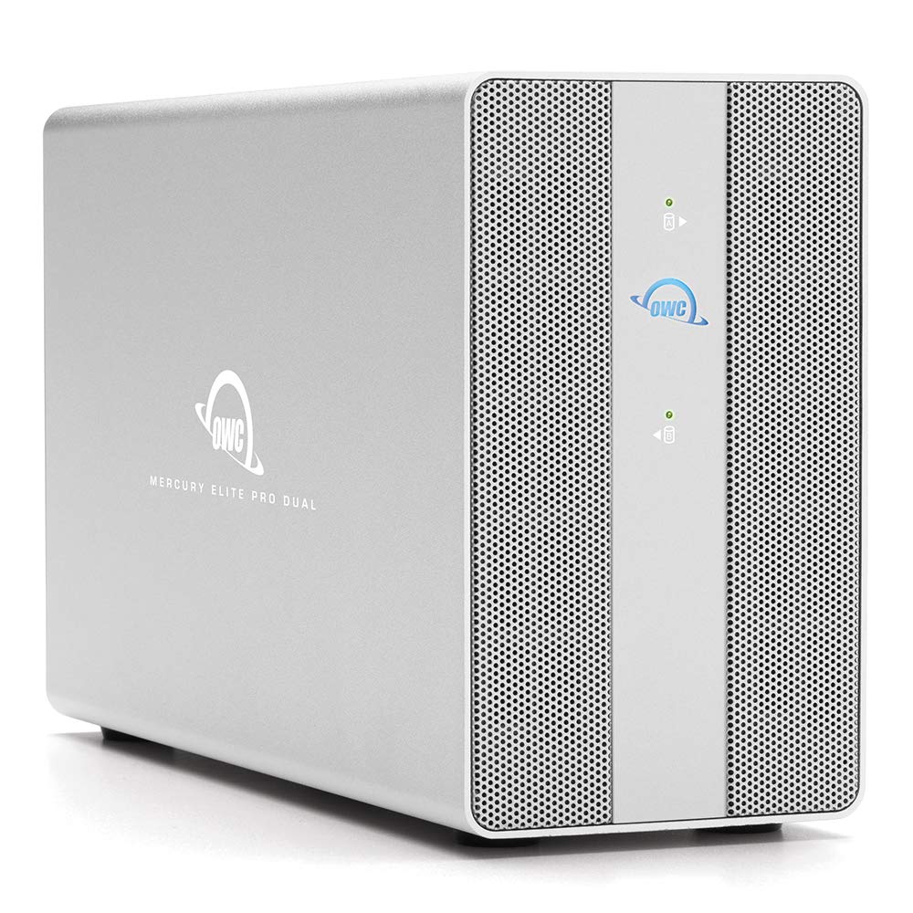 【国内正規品】 OWC Mercury Elite Pro Dual with 3-Port Hub (OWC マーキュリー エリート プロ デュアル with 3ポート ハブ) デュアルドライブベイ / USB3ポートハブ / ハードウェアRAID (SSD 1TB)