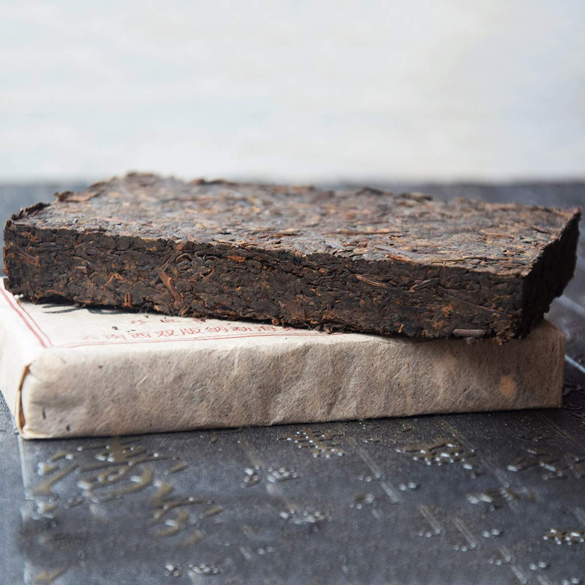 250g Ladrillo de té Yunnan Old Puer Maduro Pu Erh Antiguo Pu-erh Árbol Puerh Té negro