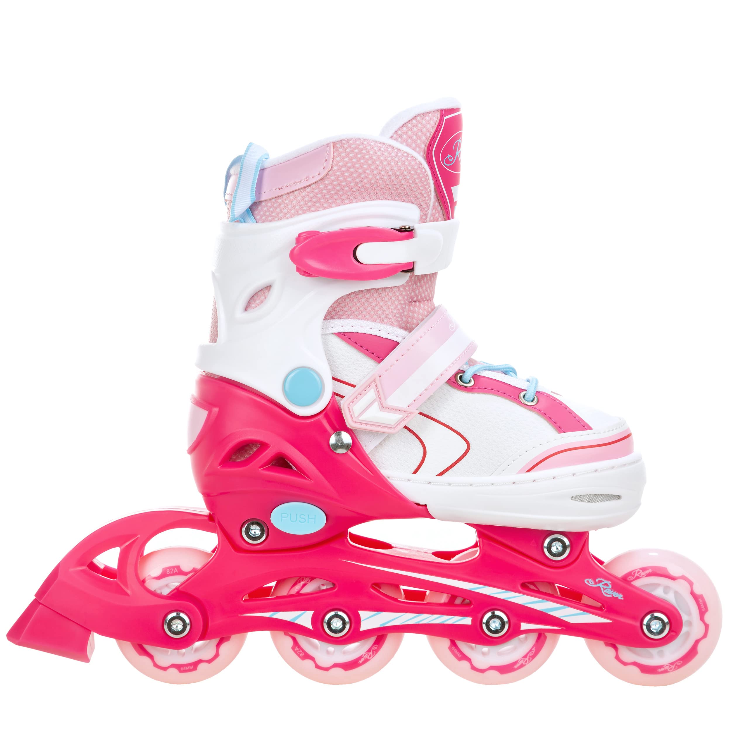 Pattini a rotelle per bambini 3 in 1 regolabili Raven con pattini quad