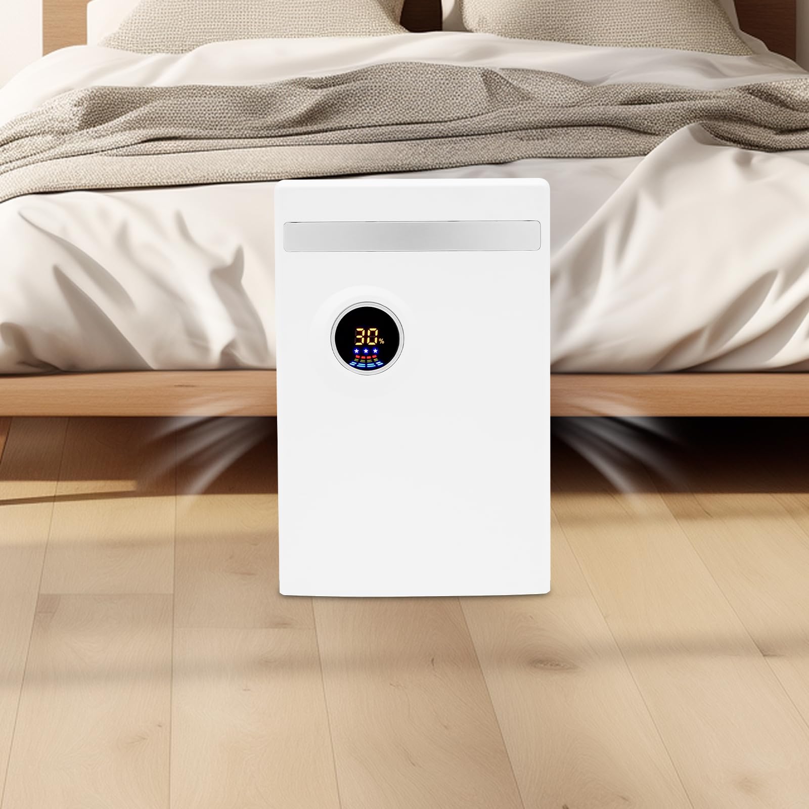 Deumidificatore fino a 500 ml/T, deumidificatore automatico, 30 m² | Asciugatrice con serbatoio da 2,2 l, con display LED e arresto dell'acqua, silenzioso, per cantina, camera da letto