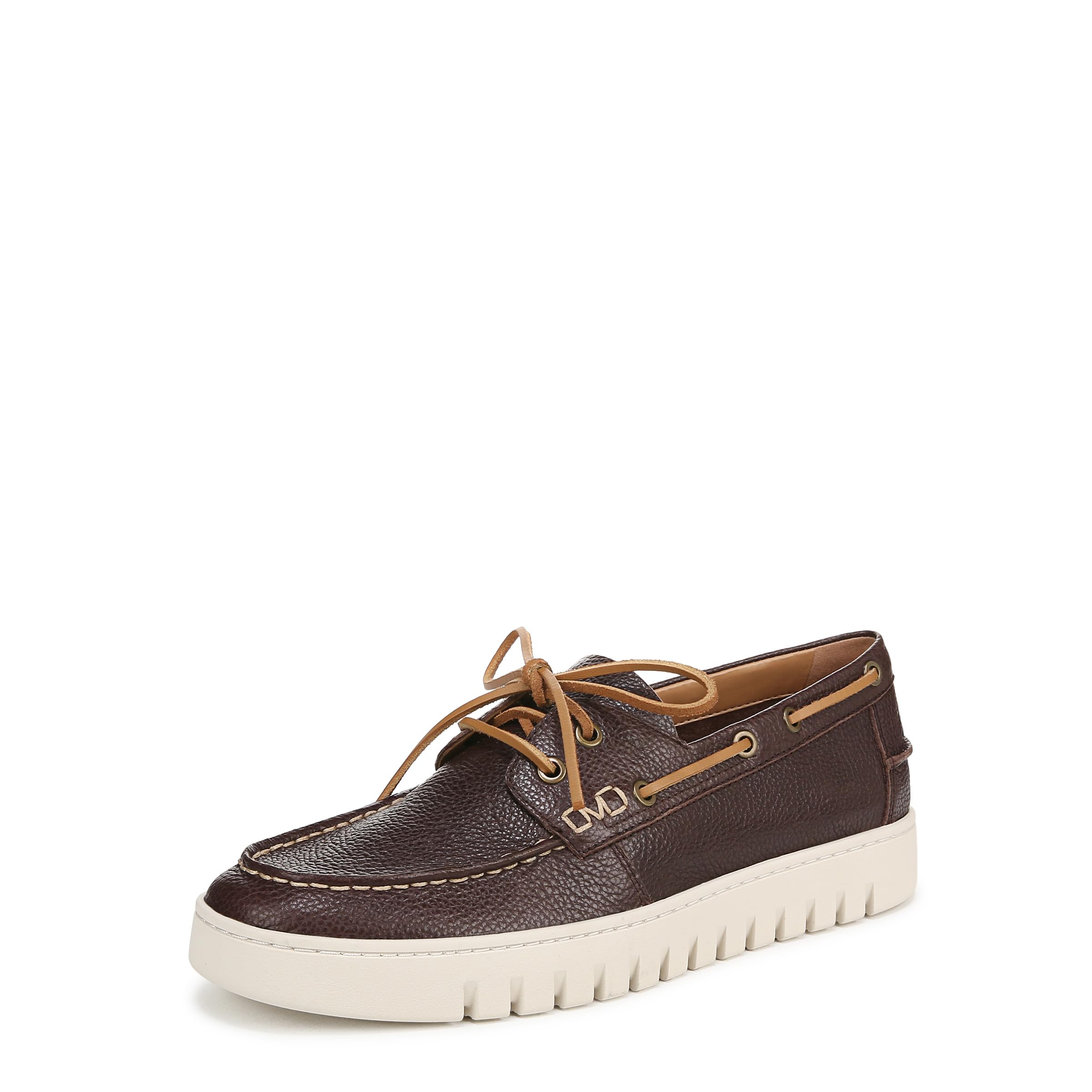 Vionic Men's Chocolate Ganache Uptown Boat With Arch Support In