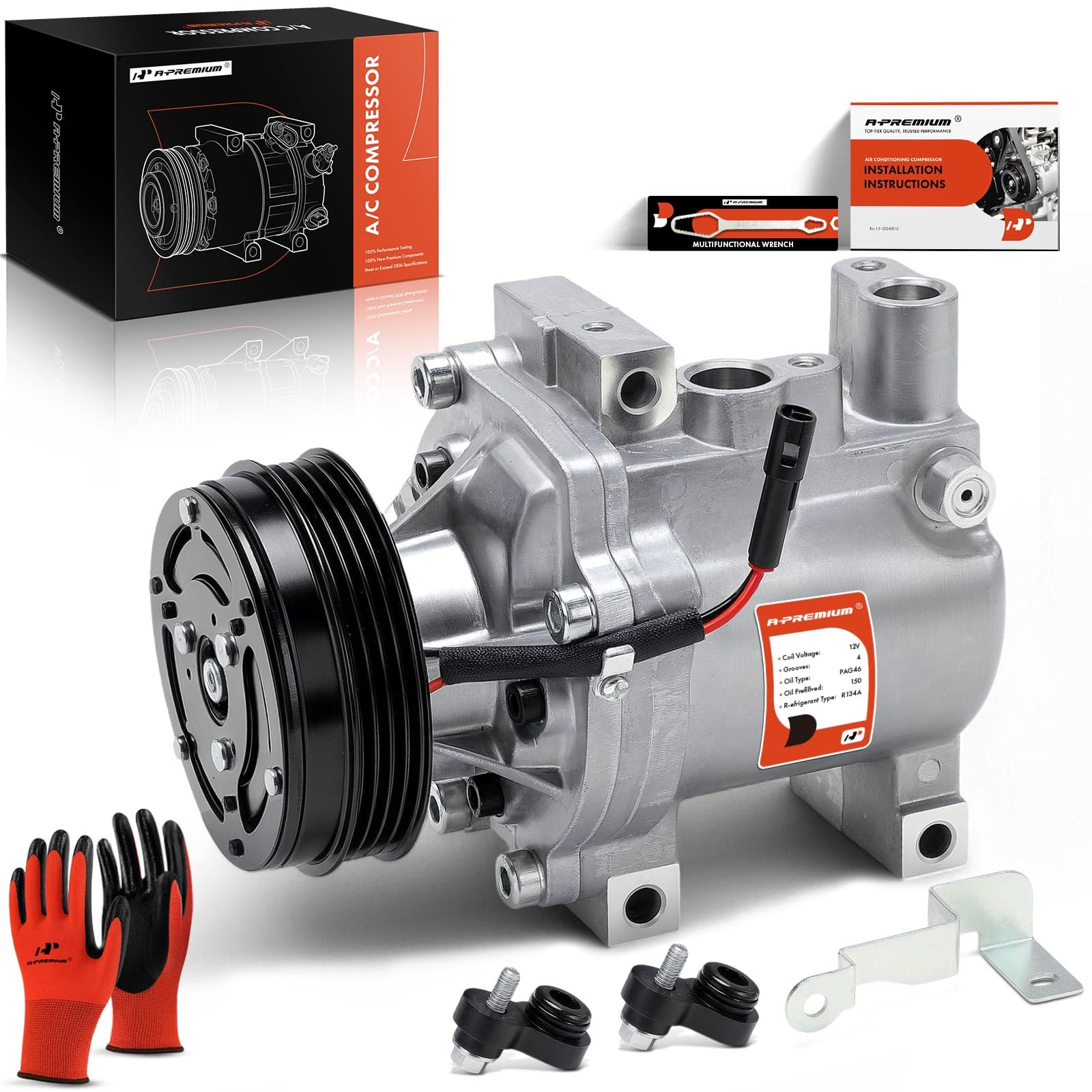 Amazon.com: A-Premium Air Conditioner AC Compressor with