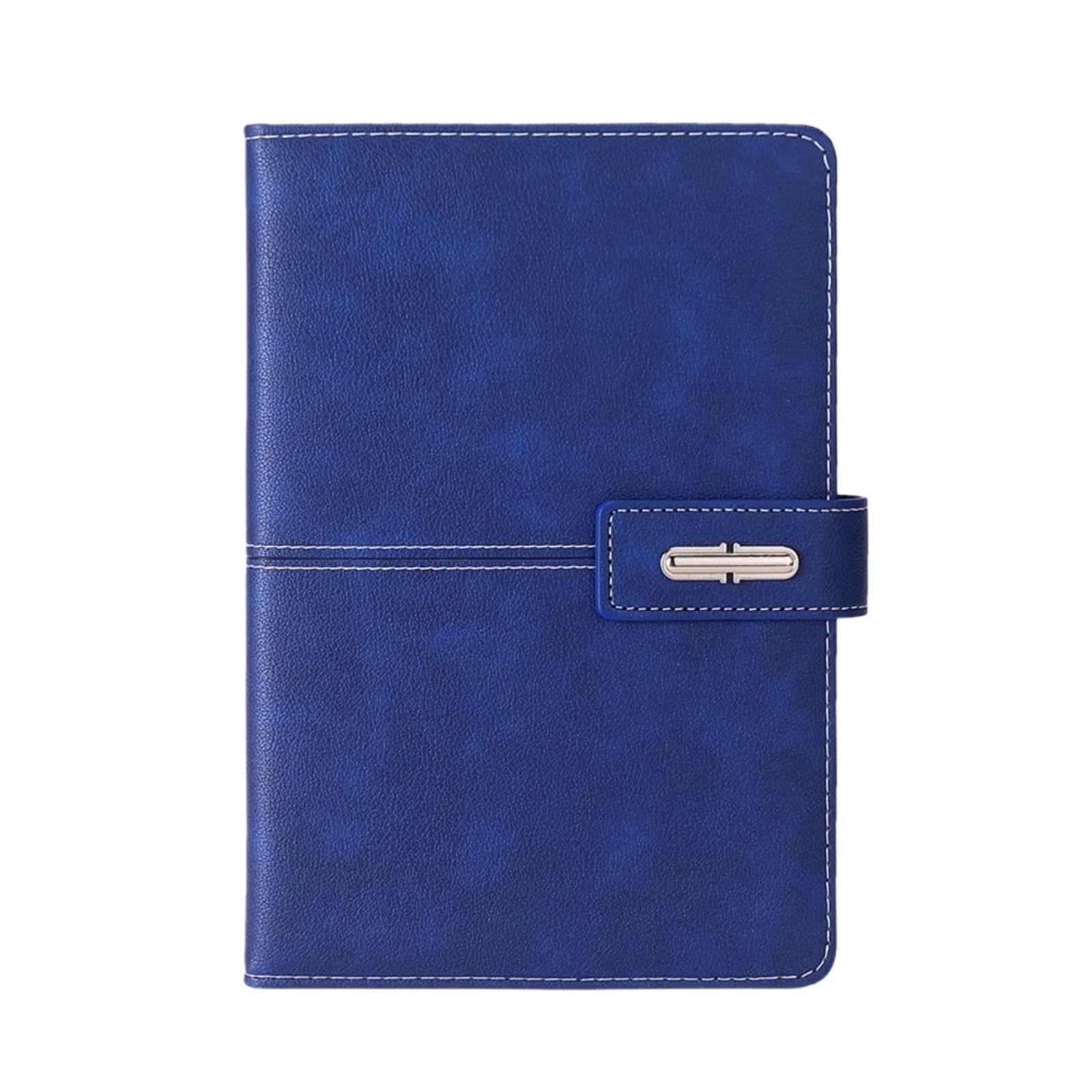Cahier Bloc-Notes Ensemble De Carnets A5 for Réunions d'affaires, Carnet Comptes Portable Matériel de Dessin(Blue)