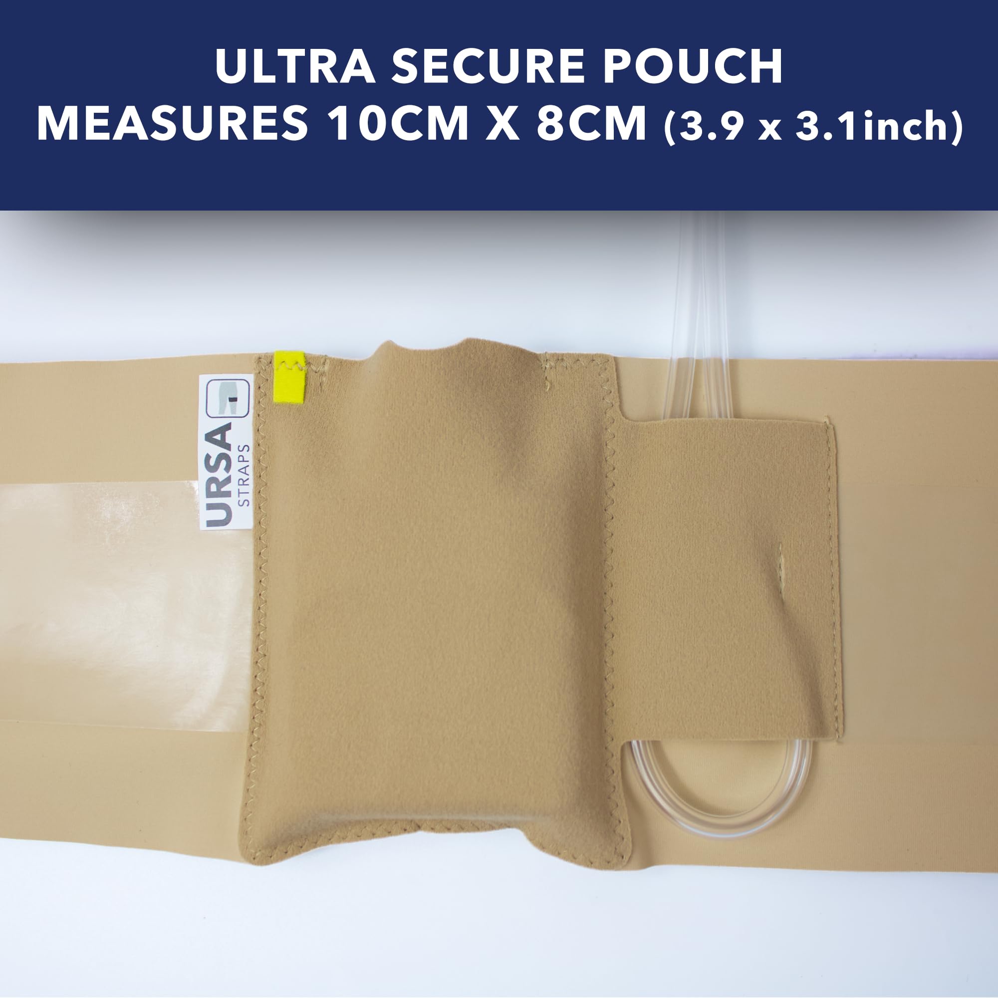URSA Health: Ultra Soft, Slim & Stretchy Thigh Belt Insulin Pump Holder, 1mm Thin, Made in UK - Image 3
