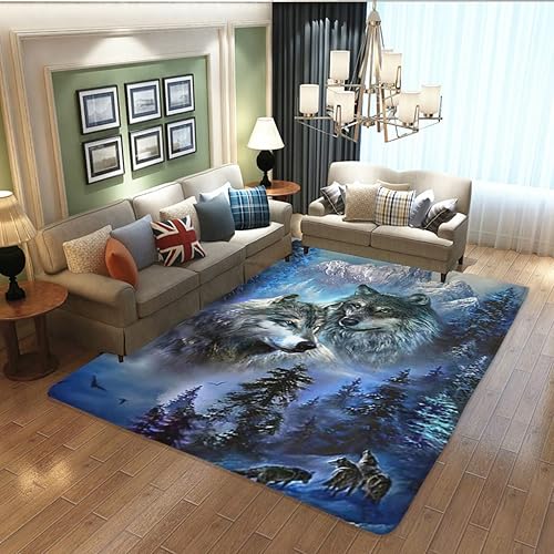 Miniatura 1 de Wolf Carpets - Tapete para piso, para interiores y exteriores, lavable, para jardín, oficina, puerta, cocina, comedor, sala de estar, baño, alfombra