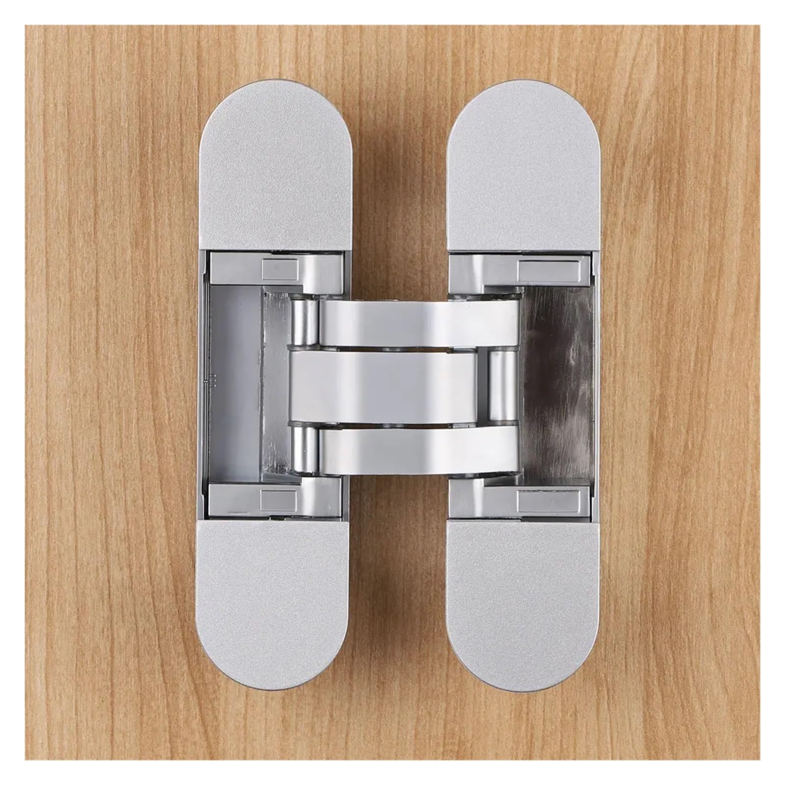 2.0 3D Adjustable Invisible Hidden Hinge Loading 60kg(Silver)