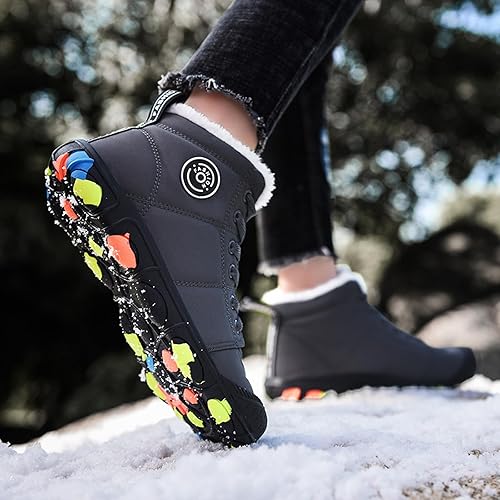 Xemuck Wandelschoenen voor kinderen, jongens, trekking, wandellaarzen, meisjes, outdoor, gymschoenen, trekkingschoenen, comfort, vier seizoenen, EU 30-39, Warm bruin, 29 EU