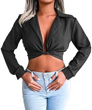 トップス melt the lady cropped knot tops 71Ql8dy9vrL._AC_SY350_QL65_.jpg