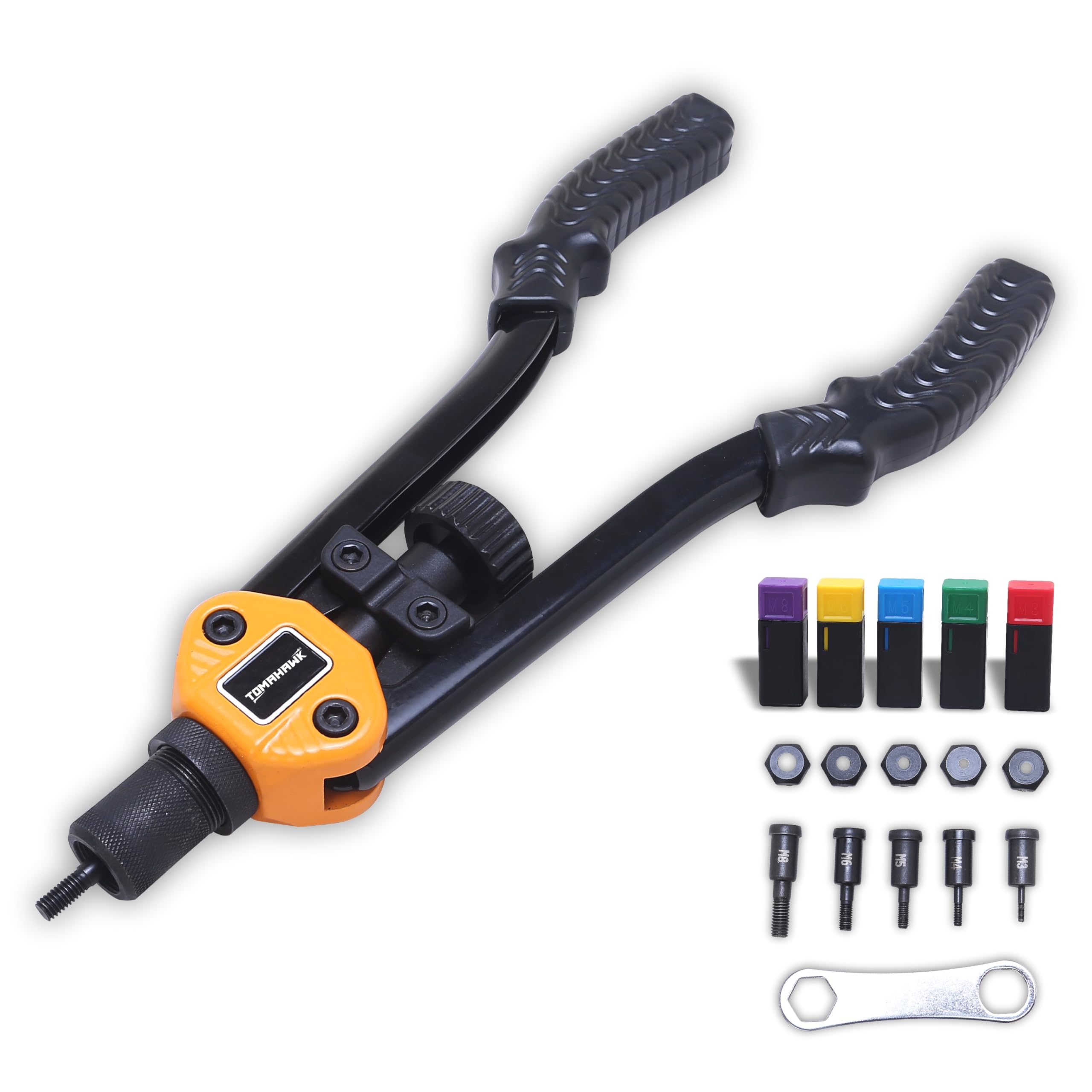 TOMAHAWK® TNR-0028 Semi-Automatic Nut Riveter Kit Heavy Duty Blind