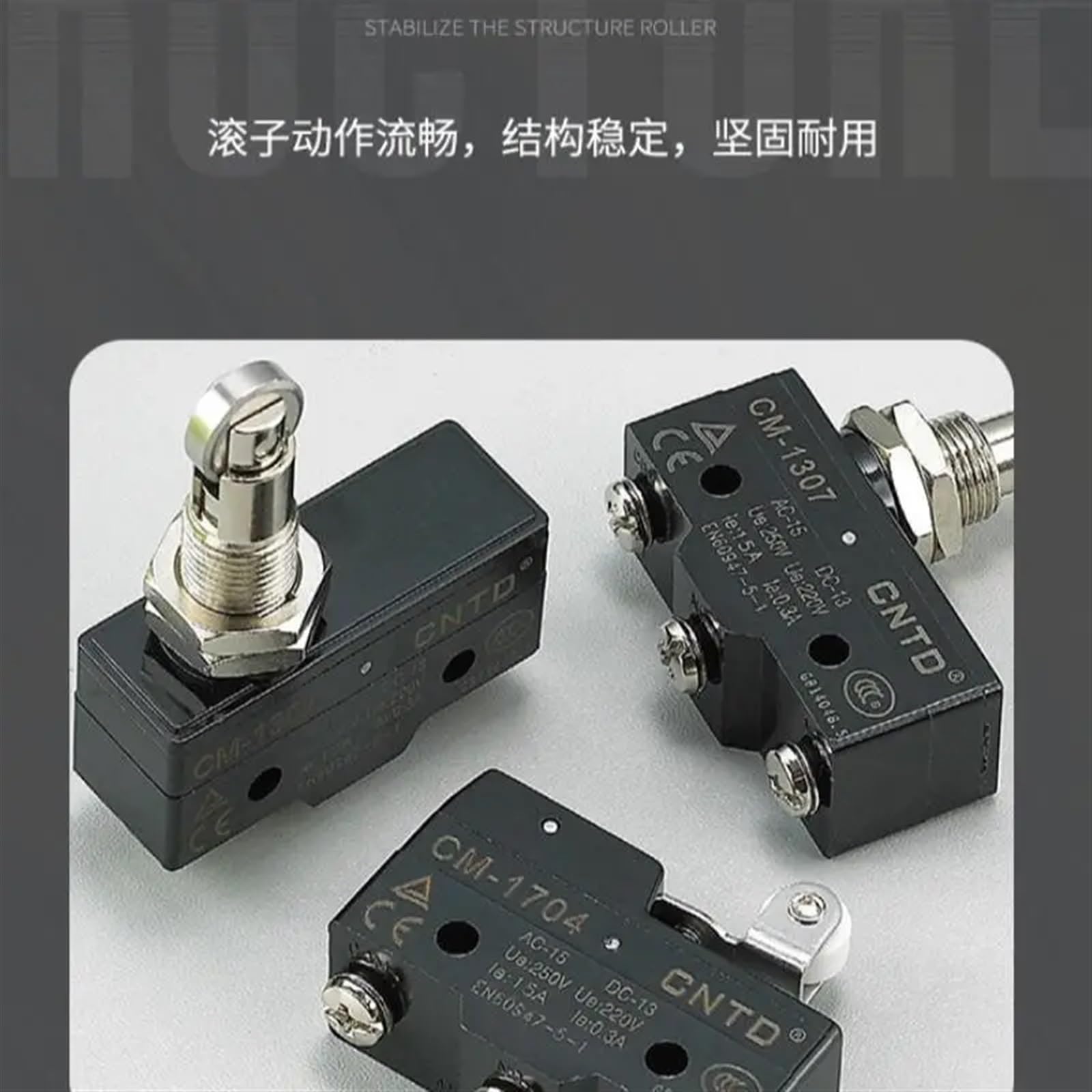 ムッチー 5Pcs Horizontal Limit Switch Micro Switch CM-1701 CM-1702 CM-1703