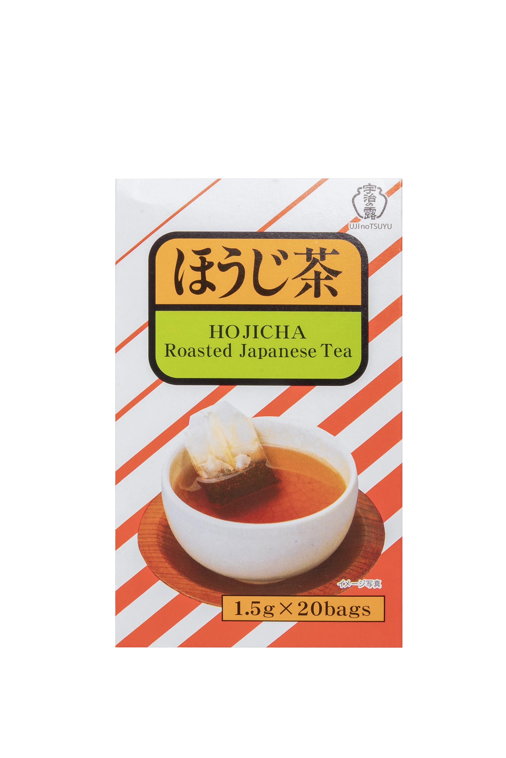 UJInoTSUYU Hojicha L Japanese Green Tea Bags | Premium Roasted Japanese Green Tea | Imported from Japan | 1.5gx20 Teabags (30g) (Pack of 1)
