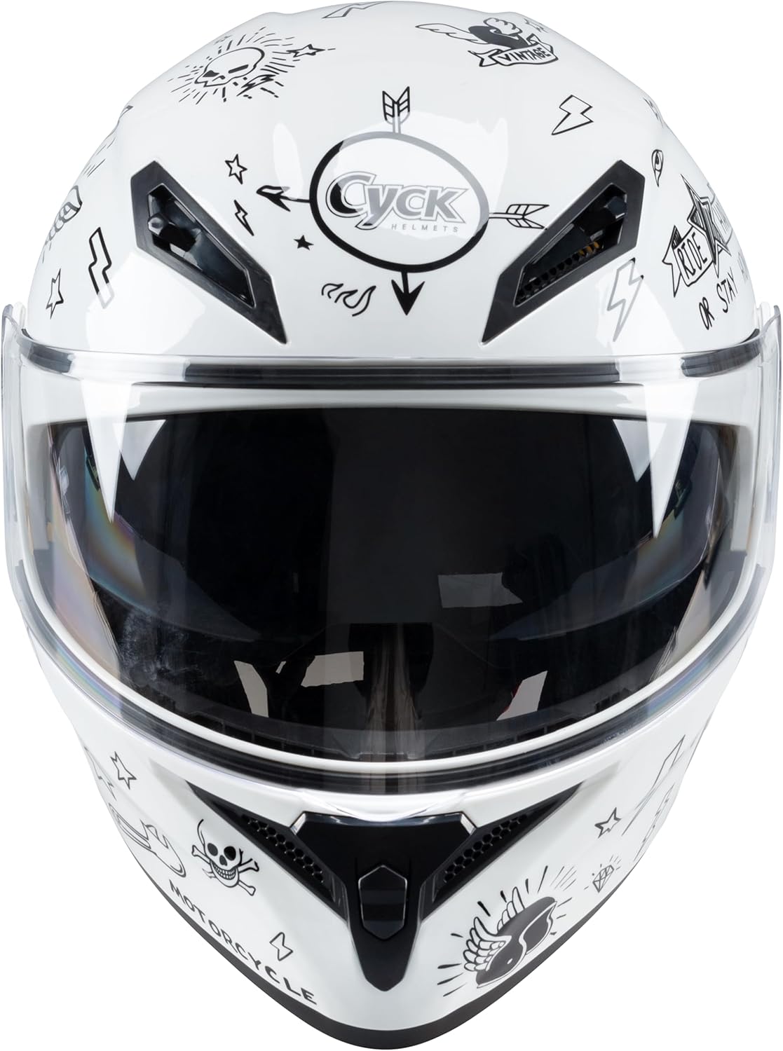 Helmets Full Face for Men Women Adult Smoked Sunshield