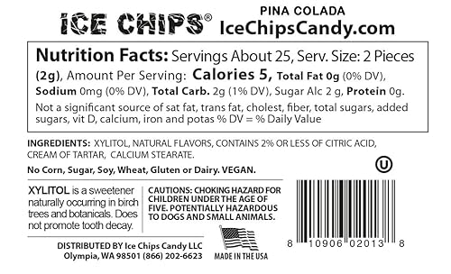 Miniatura 5 de ICE CHIPS Paquete surtido de dulces de 3 (canela, crema de naranja, piña colada)