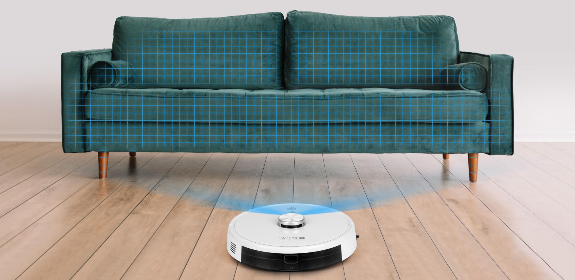 Teesa Robot Sprzątający Smart VAC PRO TSA5045 4 Tryby Sprzątania Filtr HEPA11 Aplikacja Tuya Wi-Fi Automatyczny Powrót
