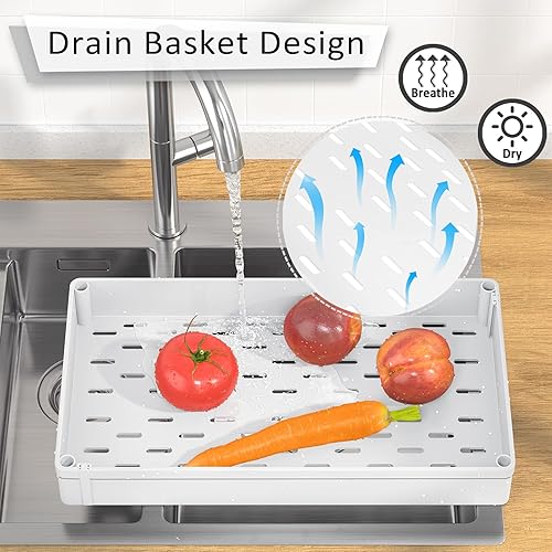 Miniatura 8 de NOTHEIA Carrito de almacenamiento de 4 niveles carrito deslizante para organización de baño carrito de almacenamiento y organización de lavandería