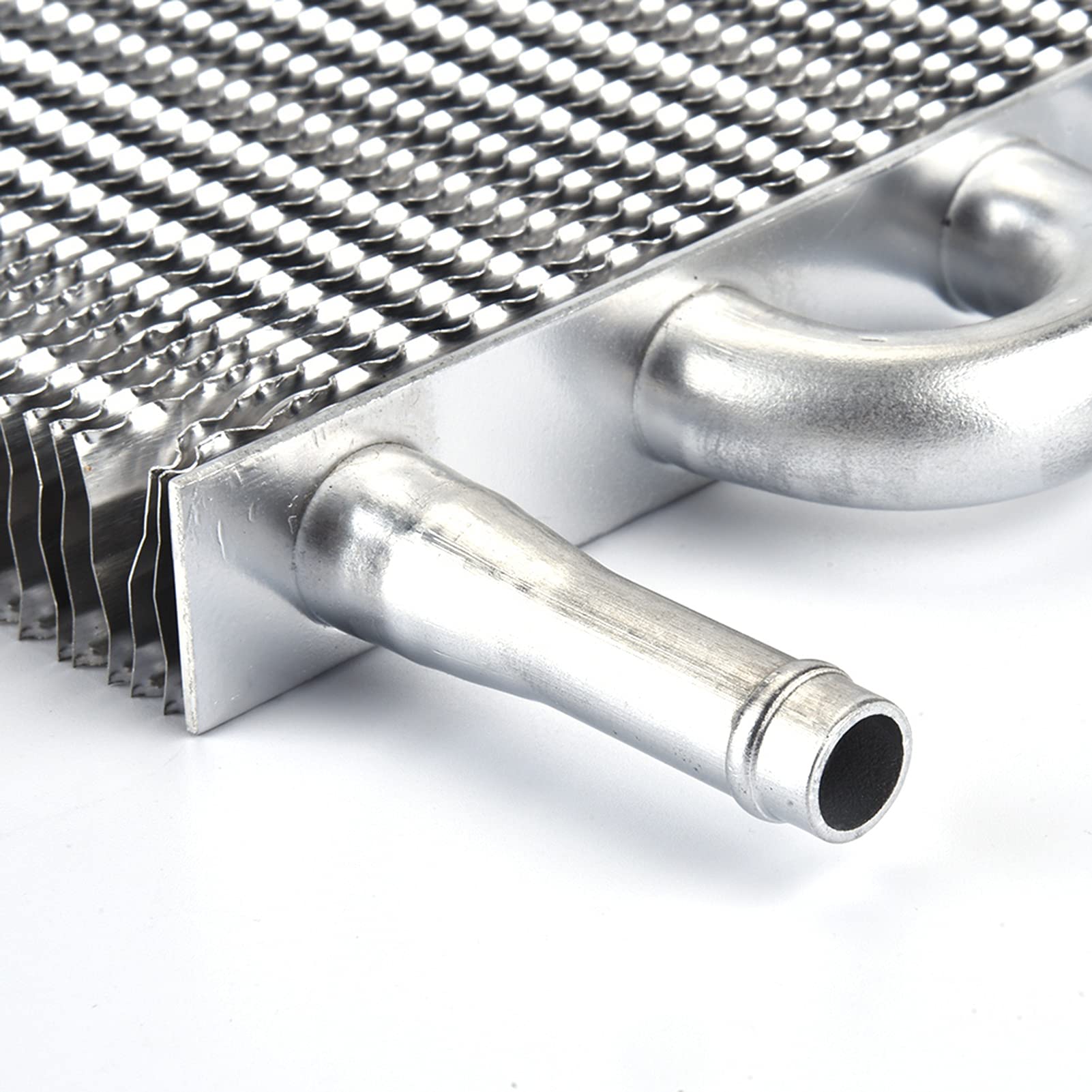 Kit de enfriador de aceite para automóvil, convertidor de radiador automático-manual de 4 filas para automóvil, equipo de enfriador de aceite de transmisión de dirección asistida remota