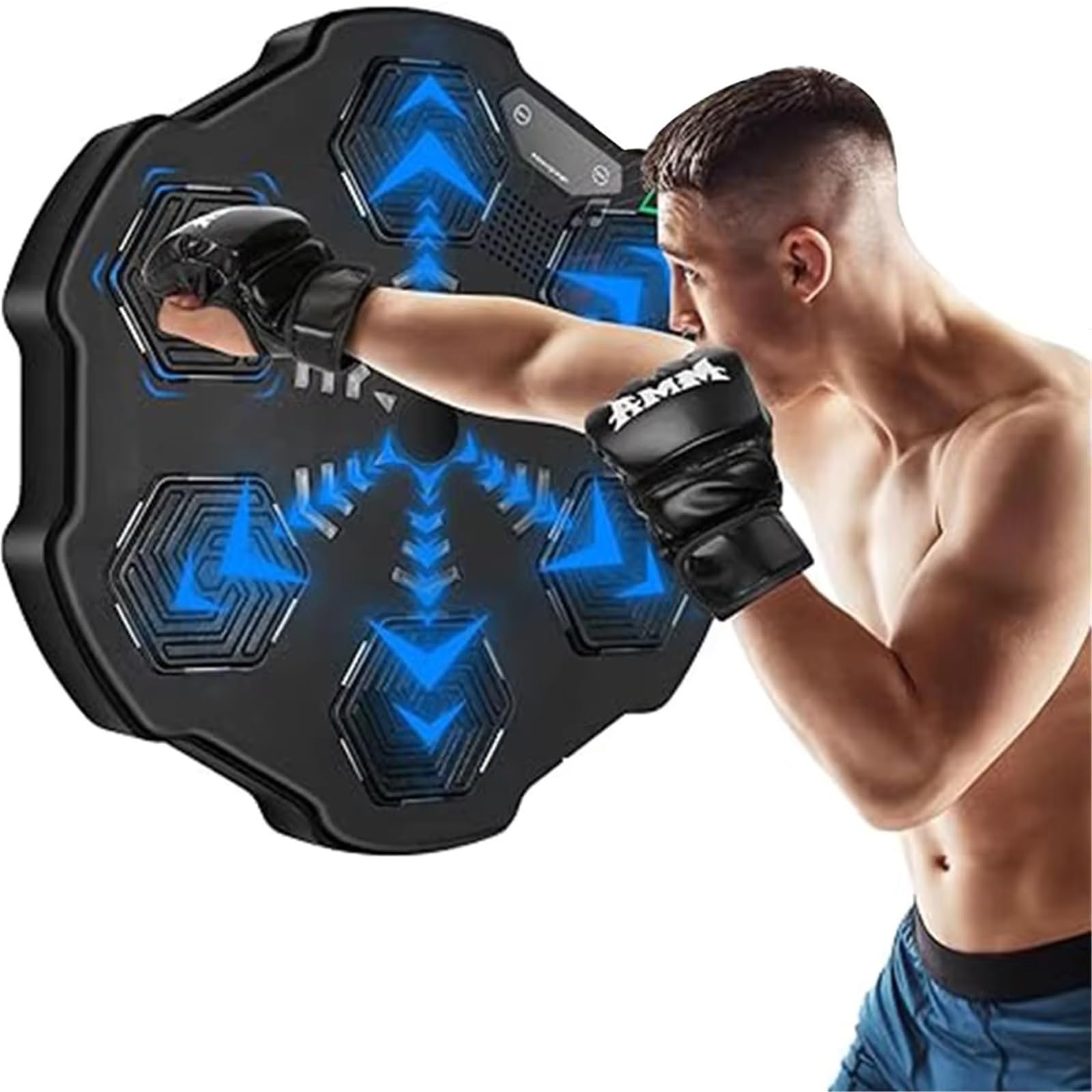 Entrenador de Boxeo Musical, Máquina Electrónica De Entrenamiento Boxeo, Objetivo Inteligente, Entrenador Juegos Montado En La Pared para El Hogar con Música