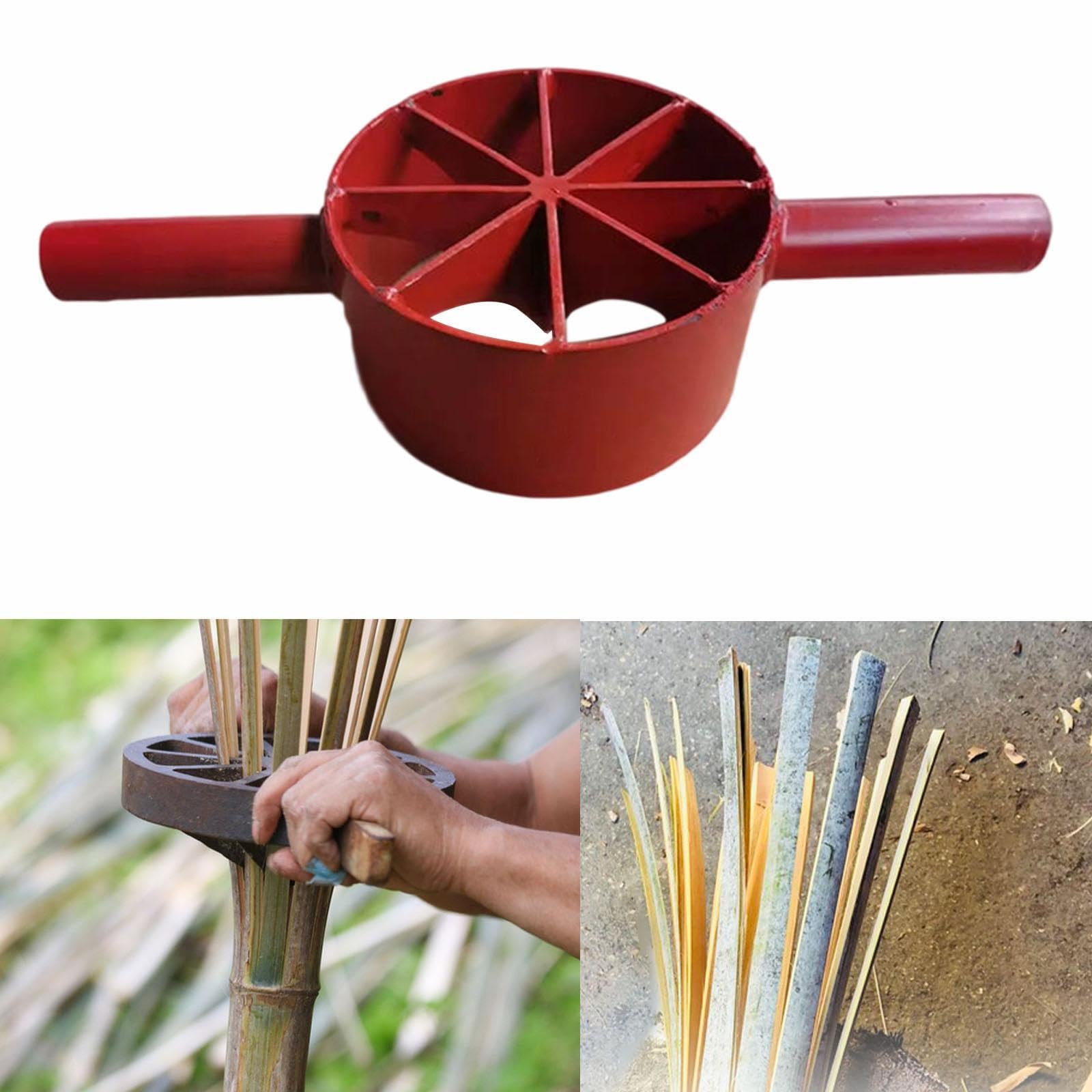 Outil en Bambou pour Fendre Manuellement, Portable pour Les Artisans du Jardin, 8 Couteaux