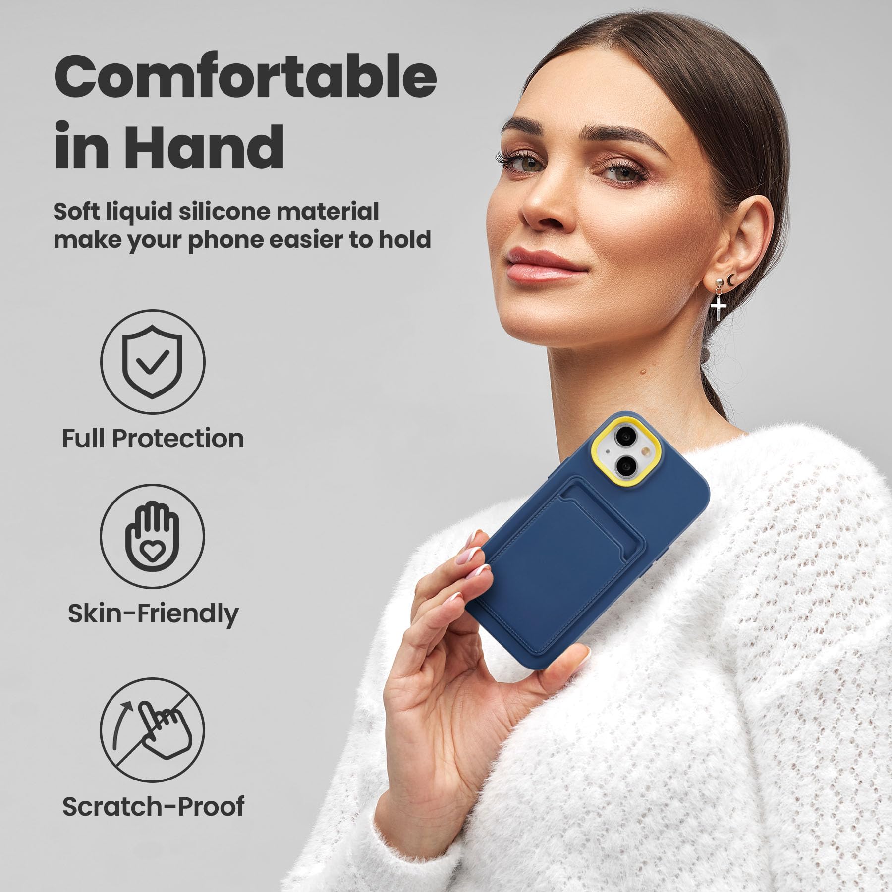 ZIYE Clear Case For IPhone 15 Pro Max Cover Pink Leopard