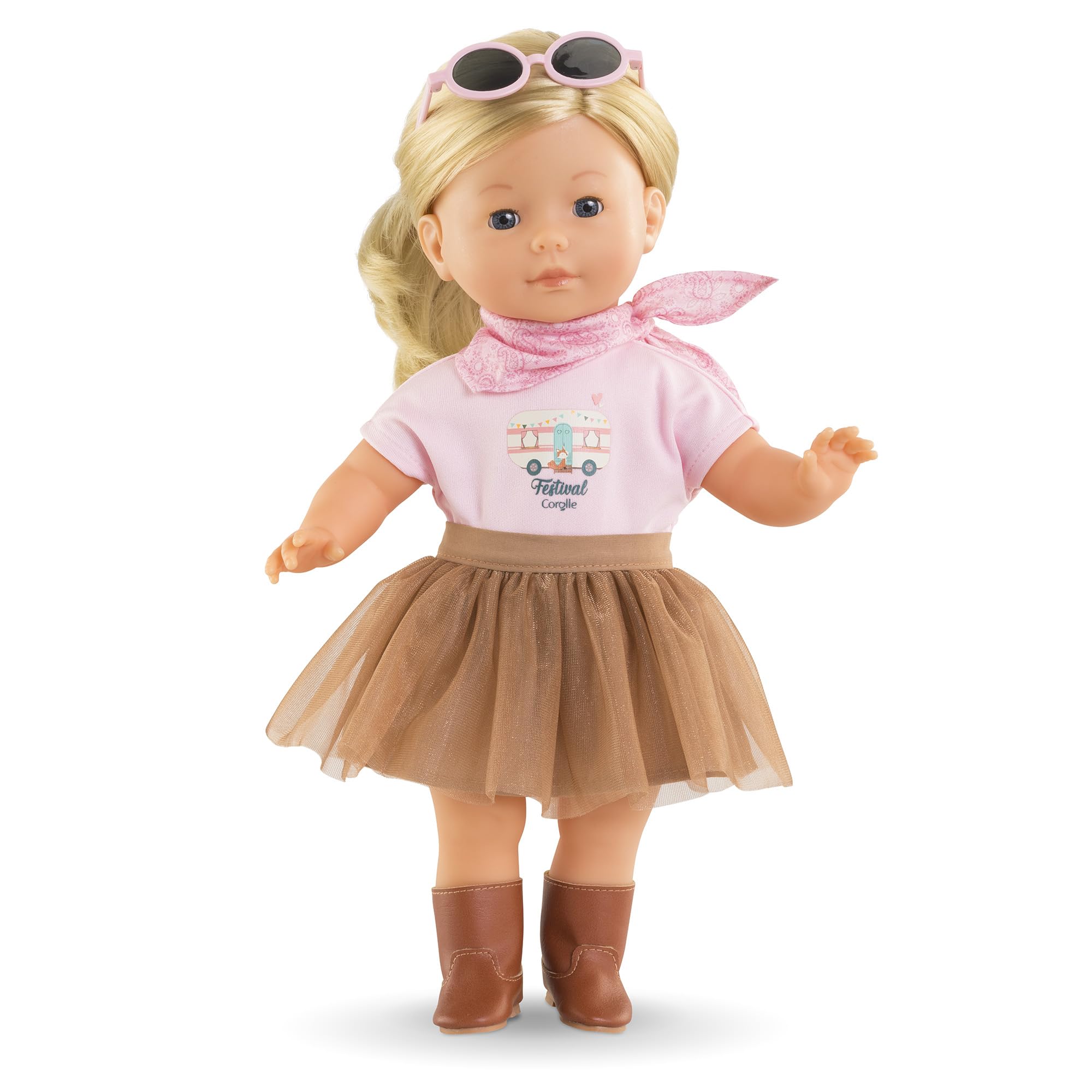 Ma Corolle – T-shirt Confettis Pour Poupée 36 Cm – Vêtement Doux, Scratch, Motifs Actuels – Dès 3 Ans – Création Française
