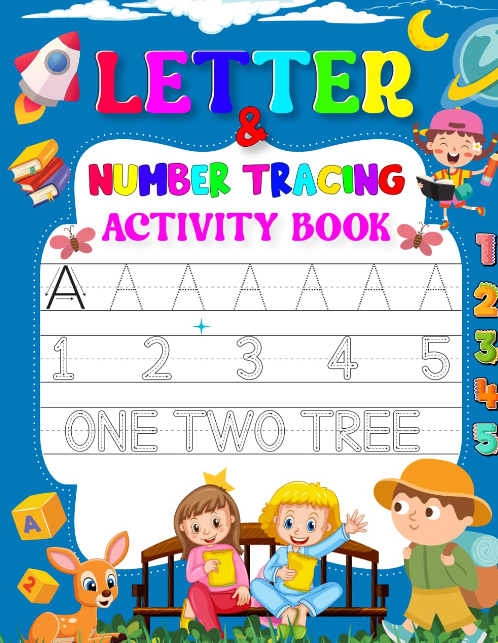 Letter & Number Tracing Activity Book The Ultimate Tracing Challenge