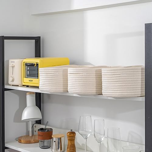 Miniatura 7 de CubesLand Cesta de almacenamiento para armario, cesta tejida para organizaciónalmacenamiento, cesta de almacenamiento de juguetes de larga duración