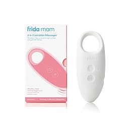 Frida Mom 2-in-1 Lactation Massager Multiple Modes of Heat Vibration for Clogged Milk Ducts Increase Milk Flow Breast