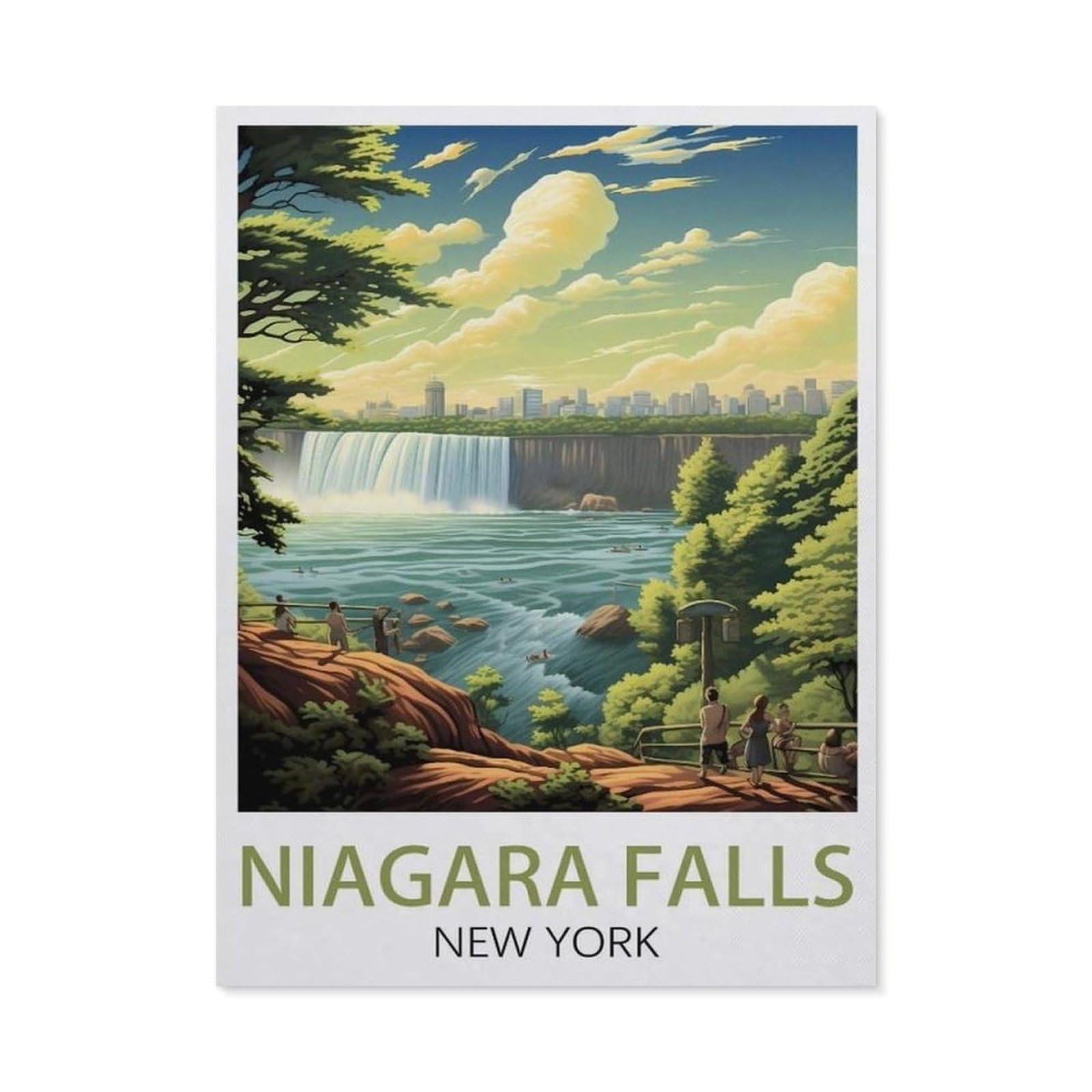 tin signs，Niagara Falls New York(15x30cm）