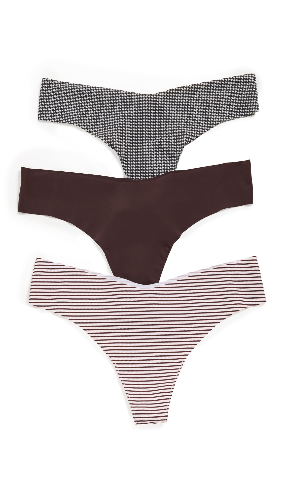 commando Womens Multicolored Thong 3 Pack