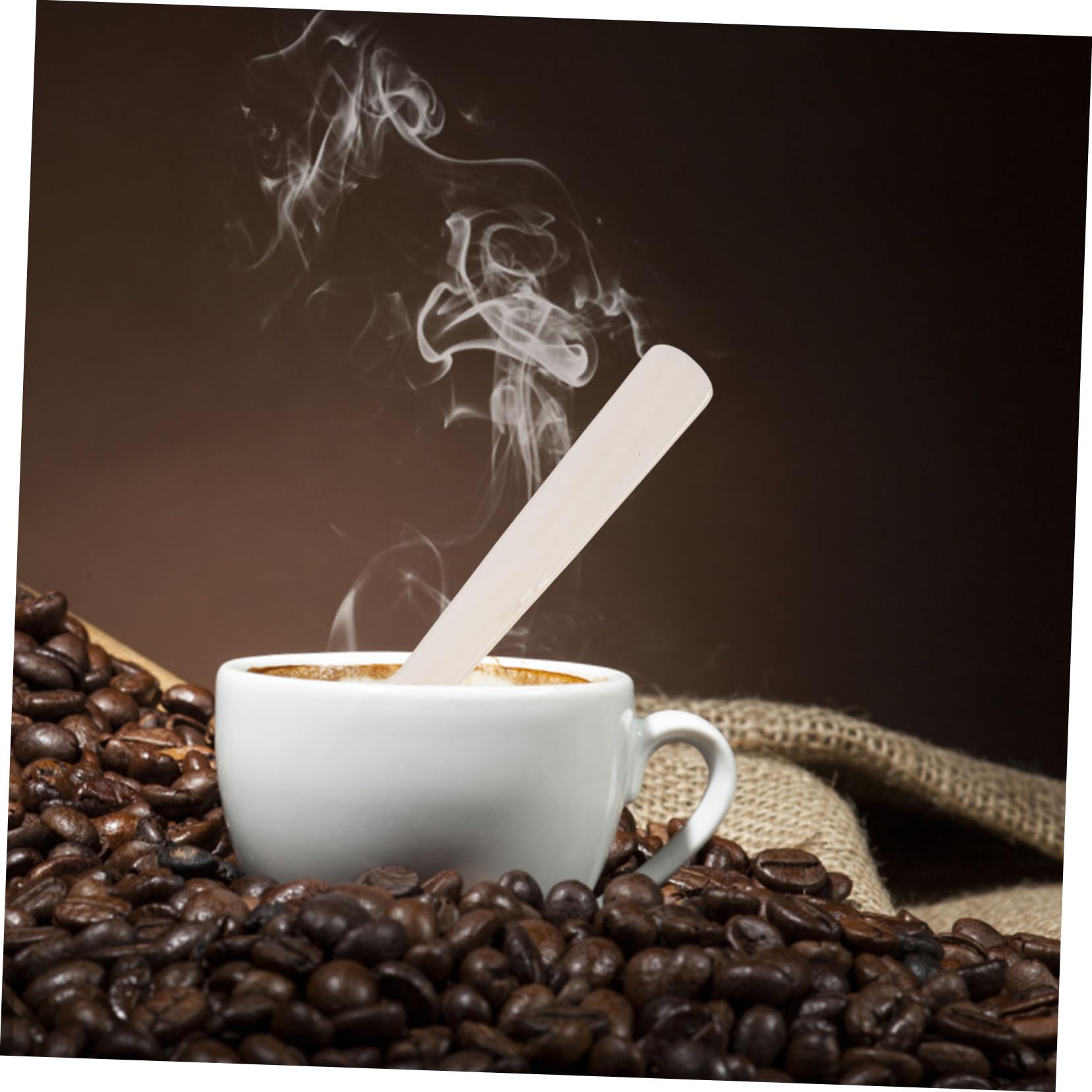 Juego de 5 Elegantes Cucharas de Café con Forma de Concha Blanca Cucharas para Helado Y Tarta Aptas para Lavavajillas