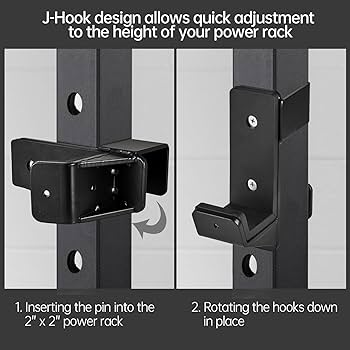 パワーラック Amazon.co.jp: AINAFIX Jフック 2インチ x 2インチ パワーラック