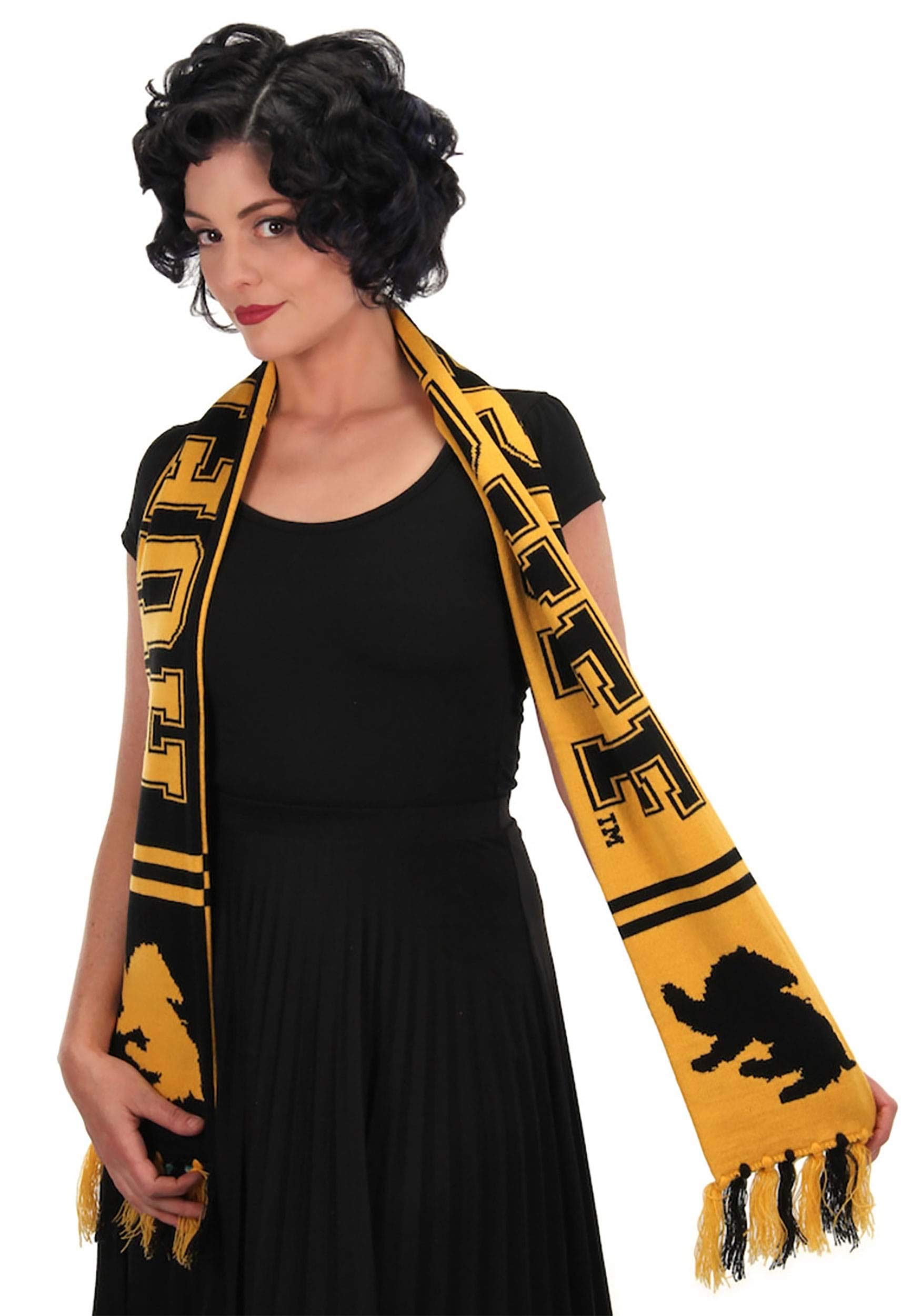 Harry Potter House Winter Knit Scarves - Reversible Design, 64" Length, All Houses Available, Officially Licensed Scarf