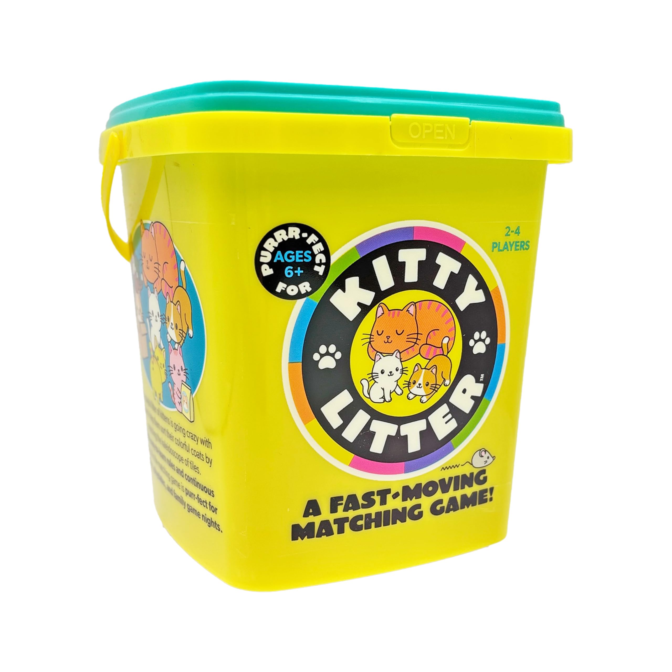 Project Genius Kitty Litter Matching Game, Cat-Themed Tile Game