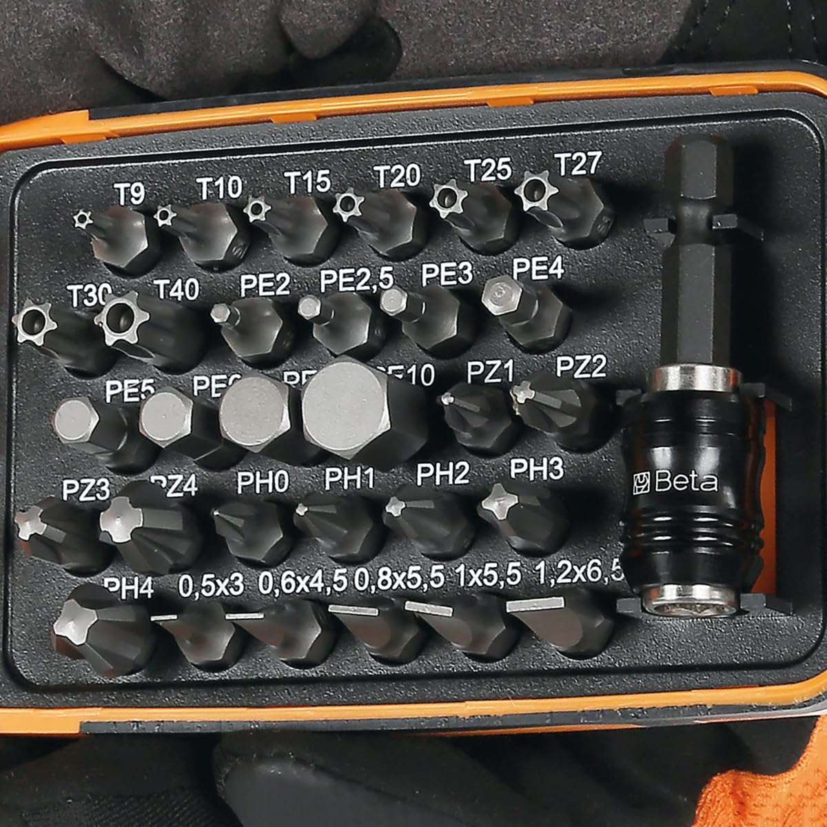 Beta 861MIX/A31 - Serie di 30 inserti con portainserti magnetico in astuccio tascabile