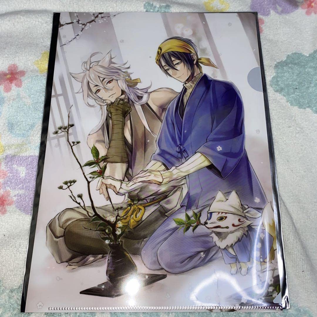 刀剣乱舞 記念祝画クリアファイルコレクション 小狐丸 三日月宗近 一 