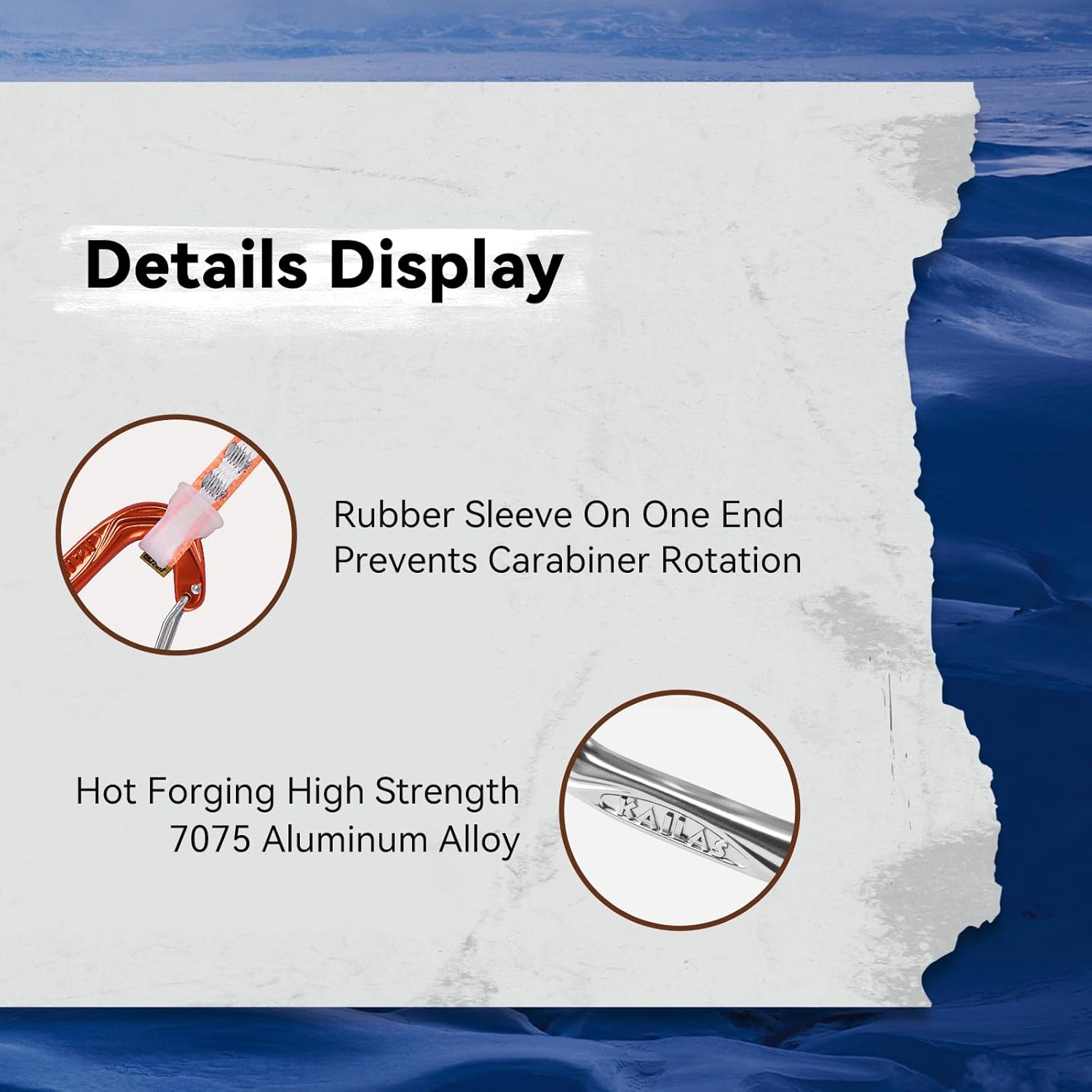 KAILAS Rock Climbing Quickdraw Set Carabiner Pack Accessories 22kN Gear Heavy Duty UIAA CE Certified