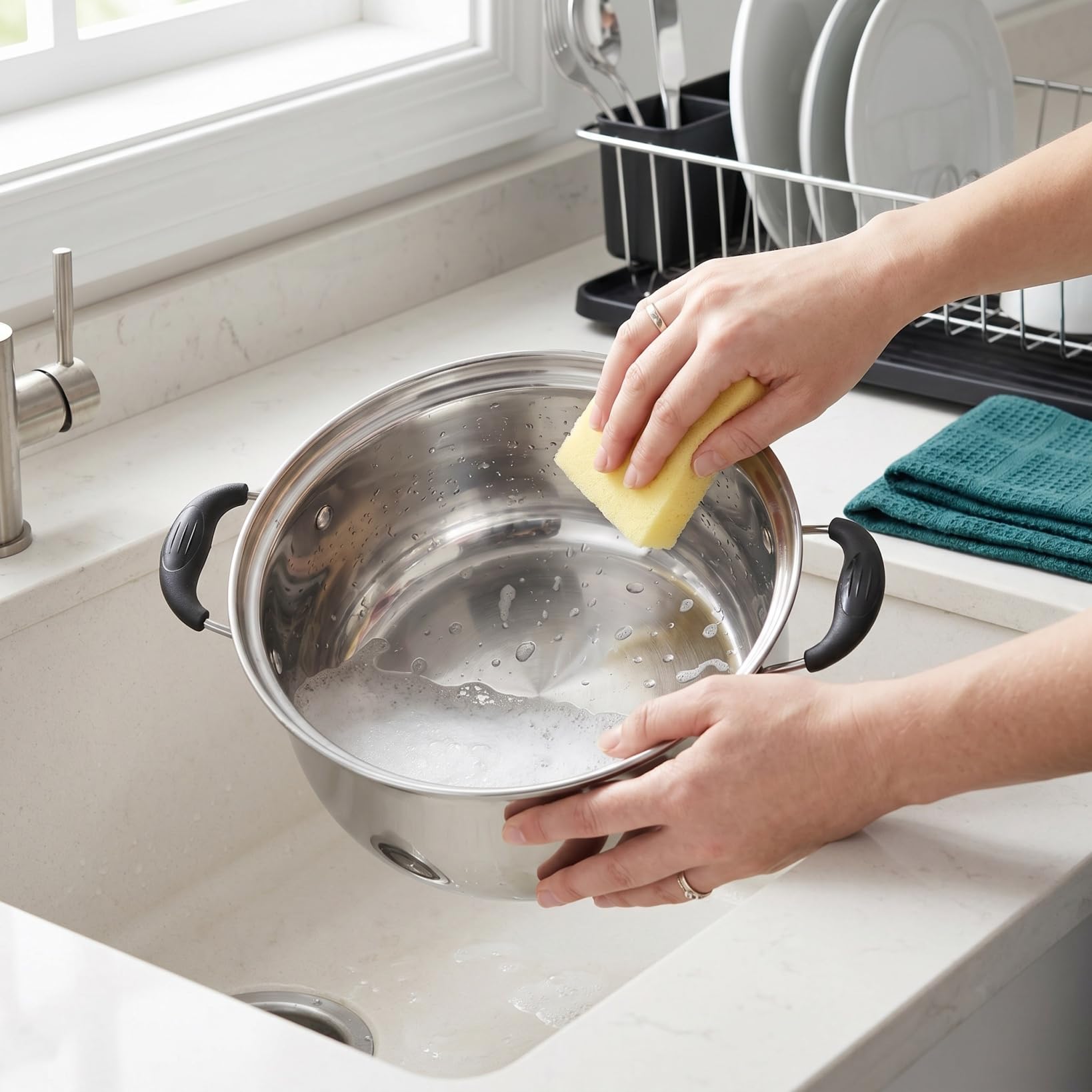 PRETYZOOM Marmite Vapeur Inox 20 Cm Cuiseur Vapeur Compatible Induction Pot Profond Pour Cuisine Maison LéGumes Fruits De Mer