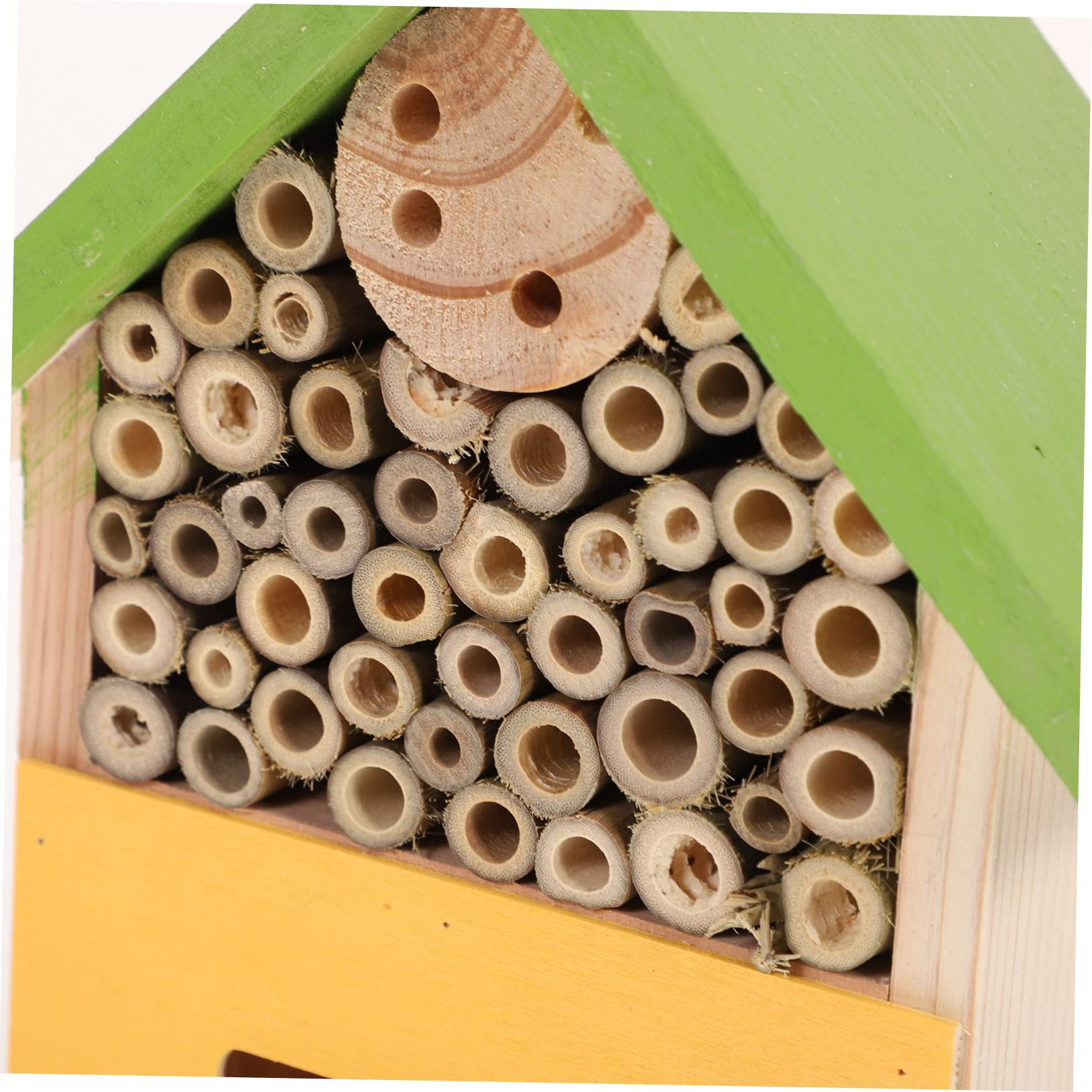 Toyvian Casetta per Insetti in Legno, Hotel per Api e Dorifore, Rifugio Ecologico per Giardino, Decorazione da Esterno Verde